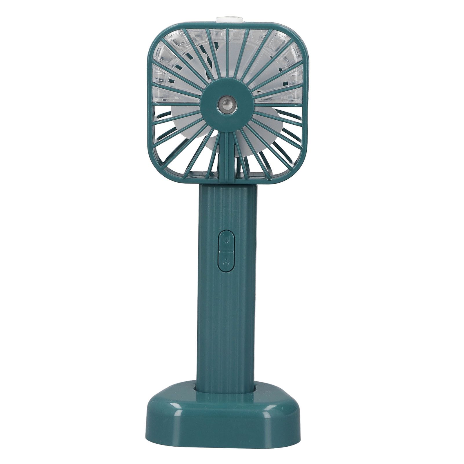 Hand Held Misting Fan Portable Battery Operated USB Rechargeable Quiet Spray Cooling Fan for Travel Outdoors Green - Image 3