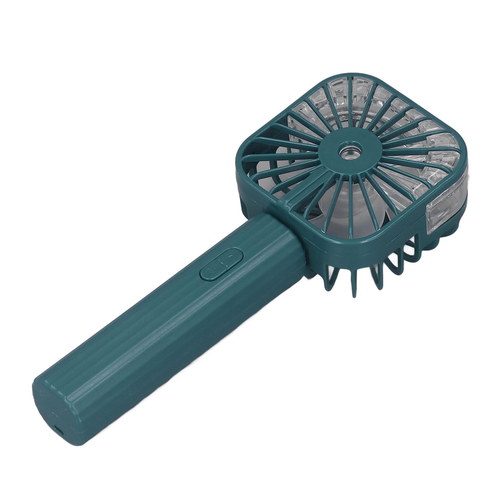 Hand Held Misting Fan Portable Battery Operated USB Rechargeable Quiet Spray Cooling Fan for Travel Outdoors Green - Image 7