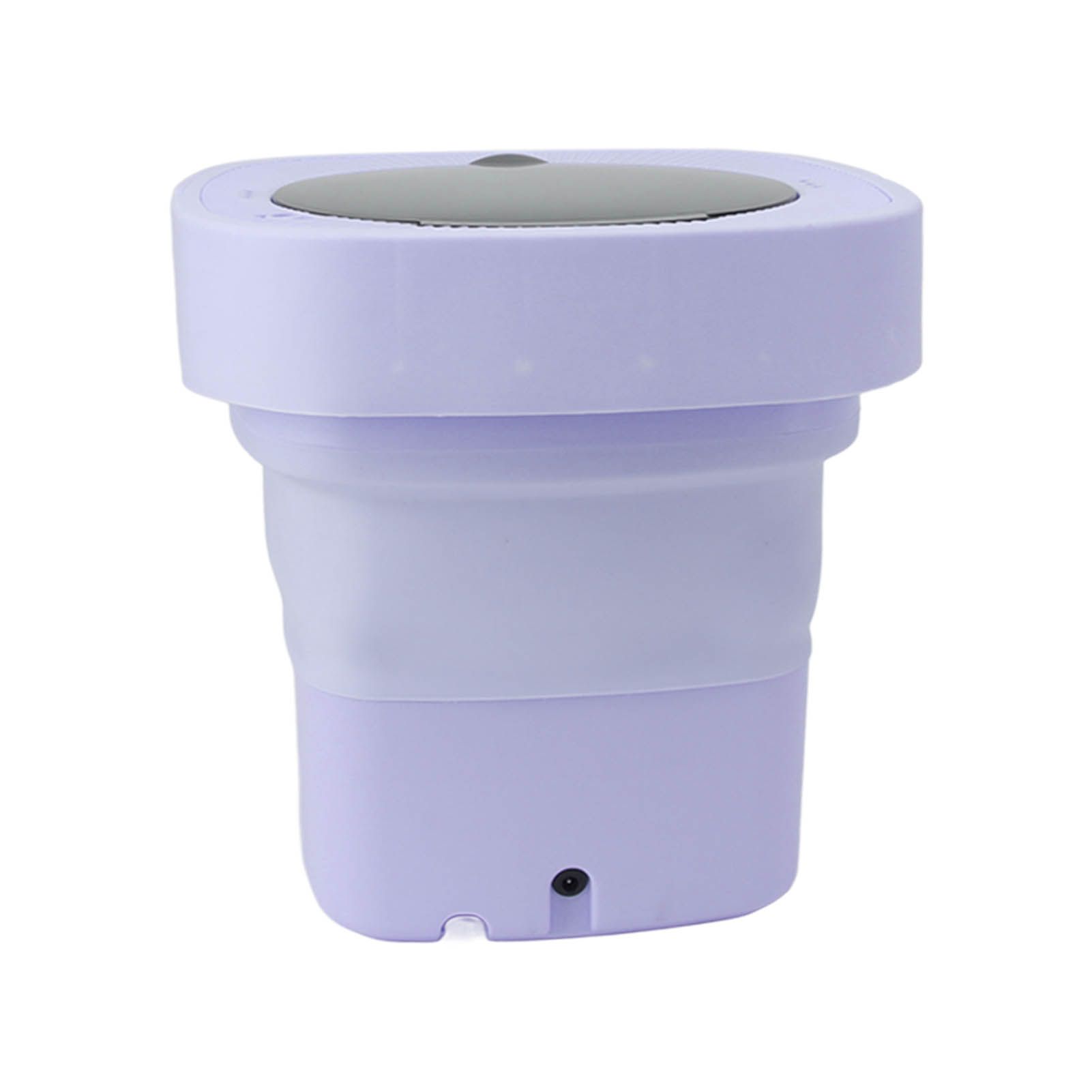 6.5L Washing Machine Folding Portable Automatic Deep Cleaning Wash and Spin Dry Washer with Water Tube 100‑240V Purple AU Plug - Image 5