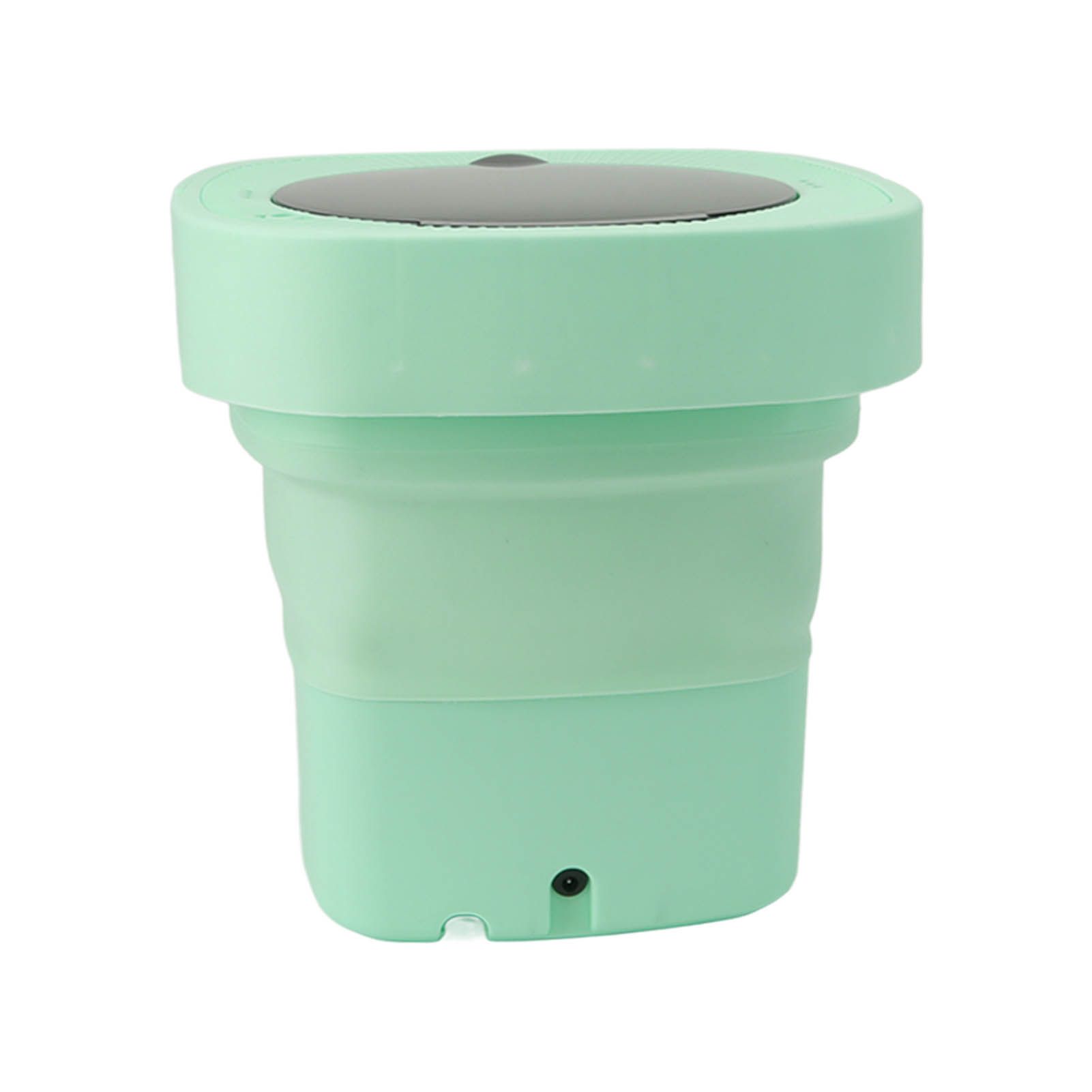 6.5L Washing Machine Folding Portable Automatic Deep Cleaning Wash and Spin Dry Washer with Water Tube 100‑240V Green AU Plug - Image 5