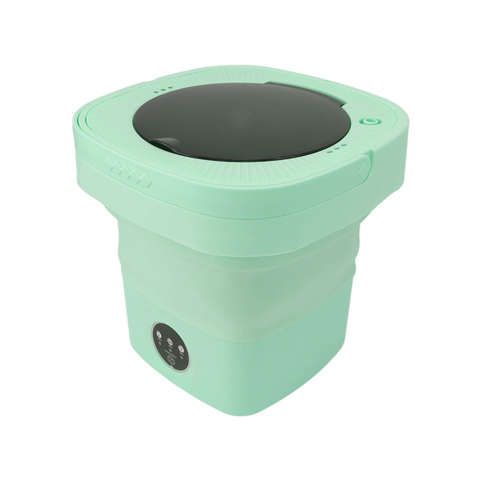6.5L Washing Machine Folding Portable Automatic Deep Cleaning Wash and Spin Dry Washer with Water Tube 100‑240V Green AU Plug - Image 8