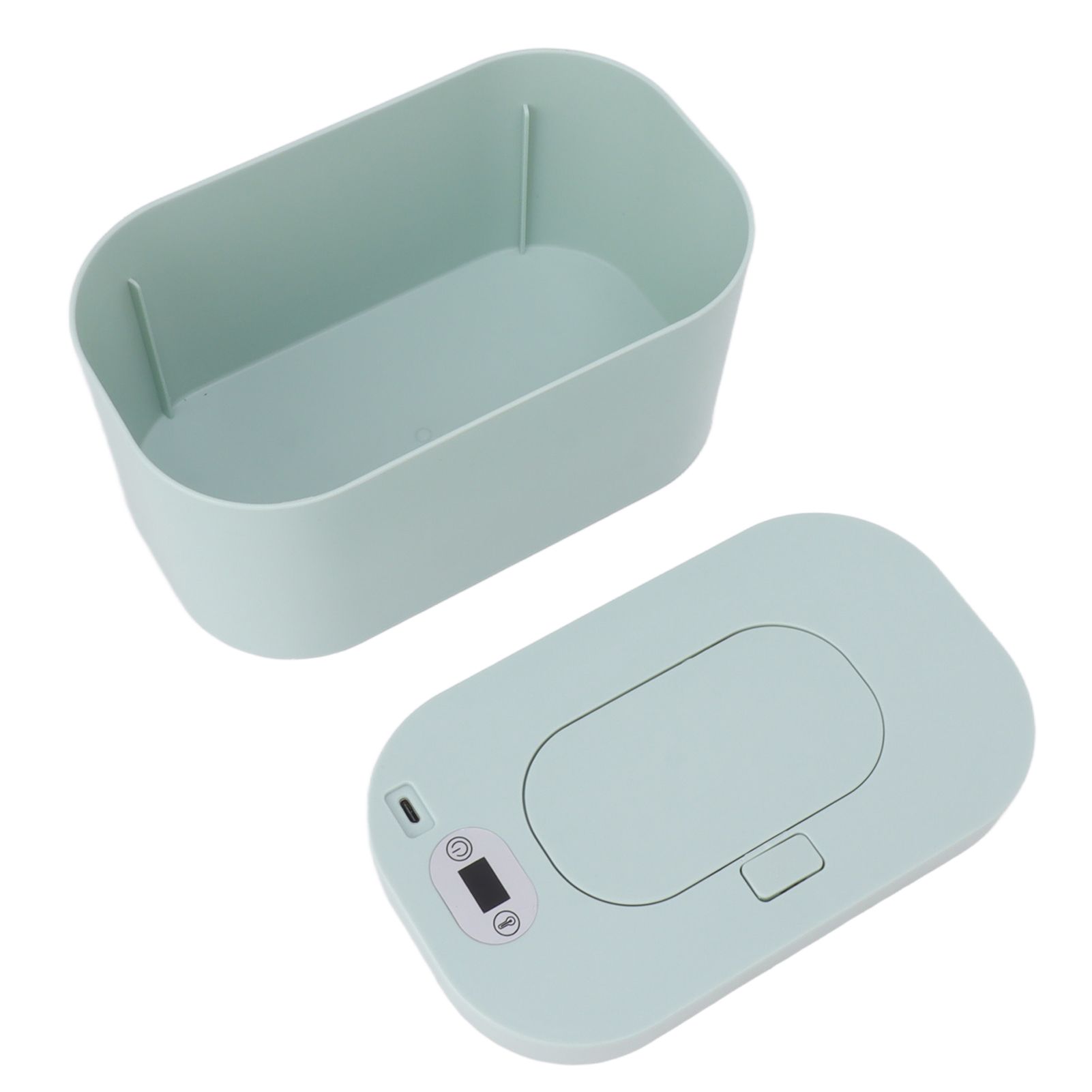 Baby Wipe Warmer USB Constant Temperature Portable Wipe Heater Temperature Adjustment Warm Keeper Dispenser 5V Green - Image 4