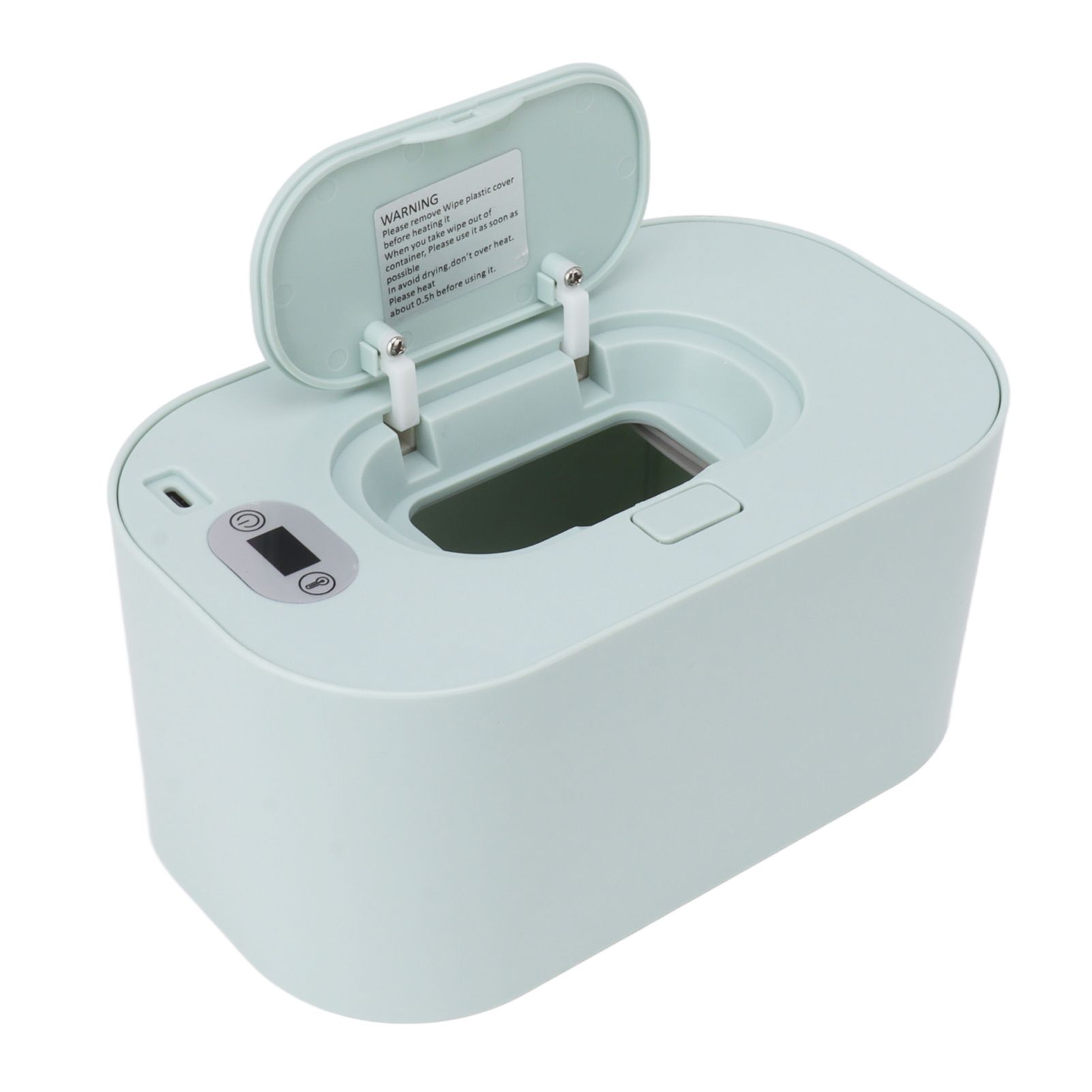 Baby Wipe Warmer USB Constant Temperature Portable Wipe Heater Temperature Adjustment Warm Keeper Dispenser 5V Green - Image 6