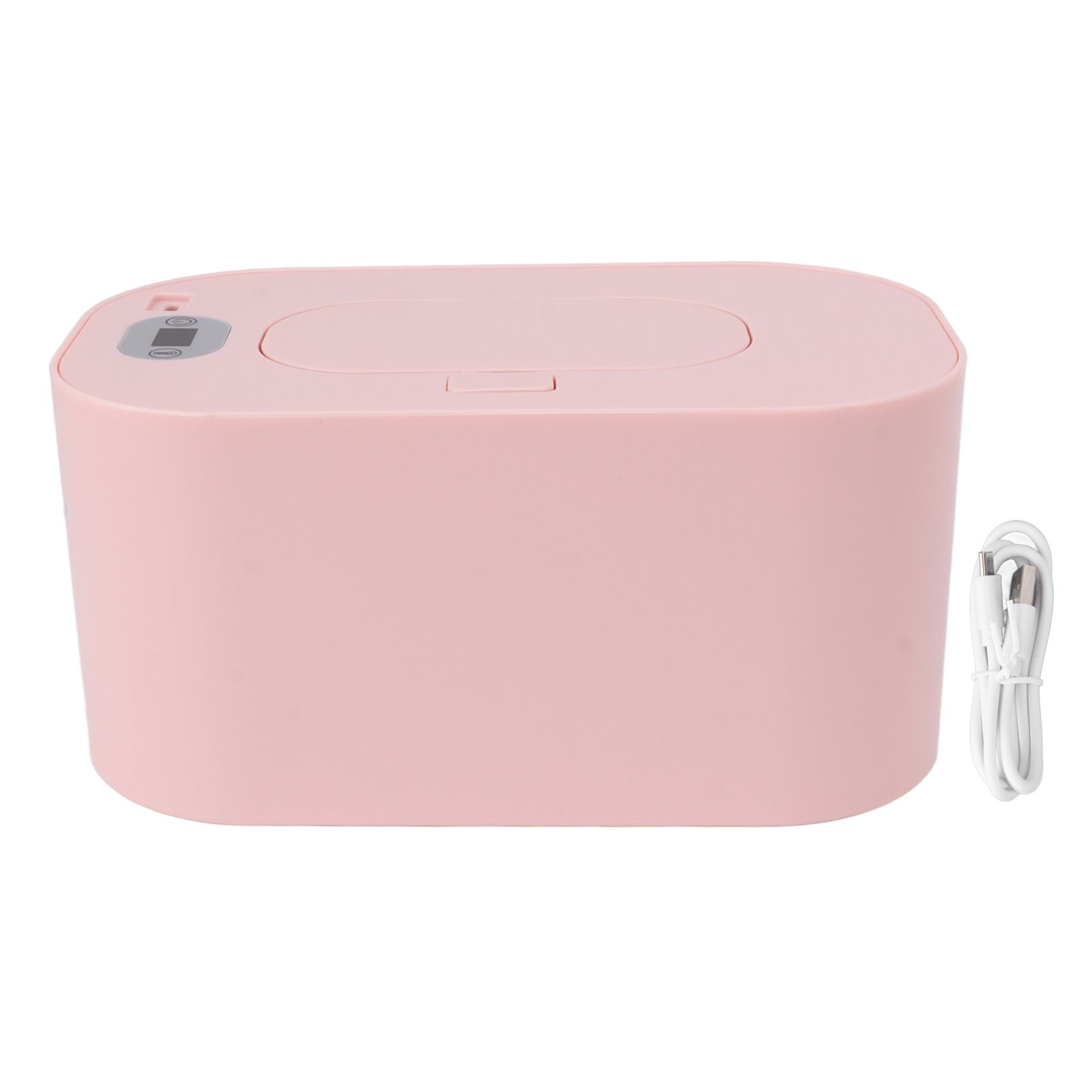Baby Wipe Warmer USB Constant Temperature Portable Wipe Heater Temperature Adjustment Warm Keeper Dispenser 5V Pink - Image 1