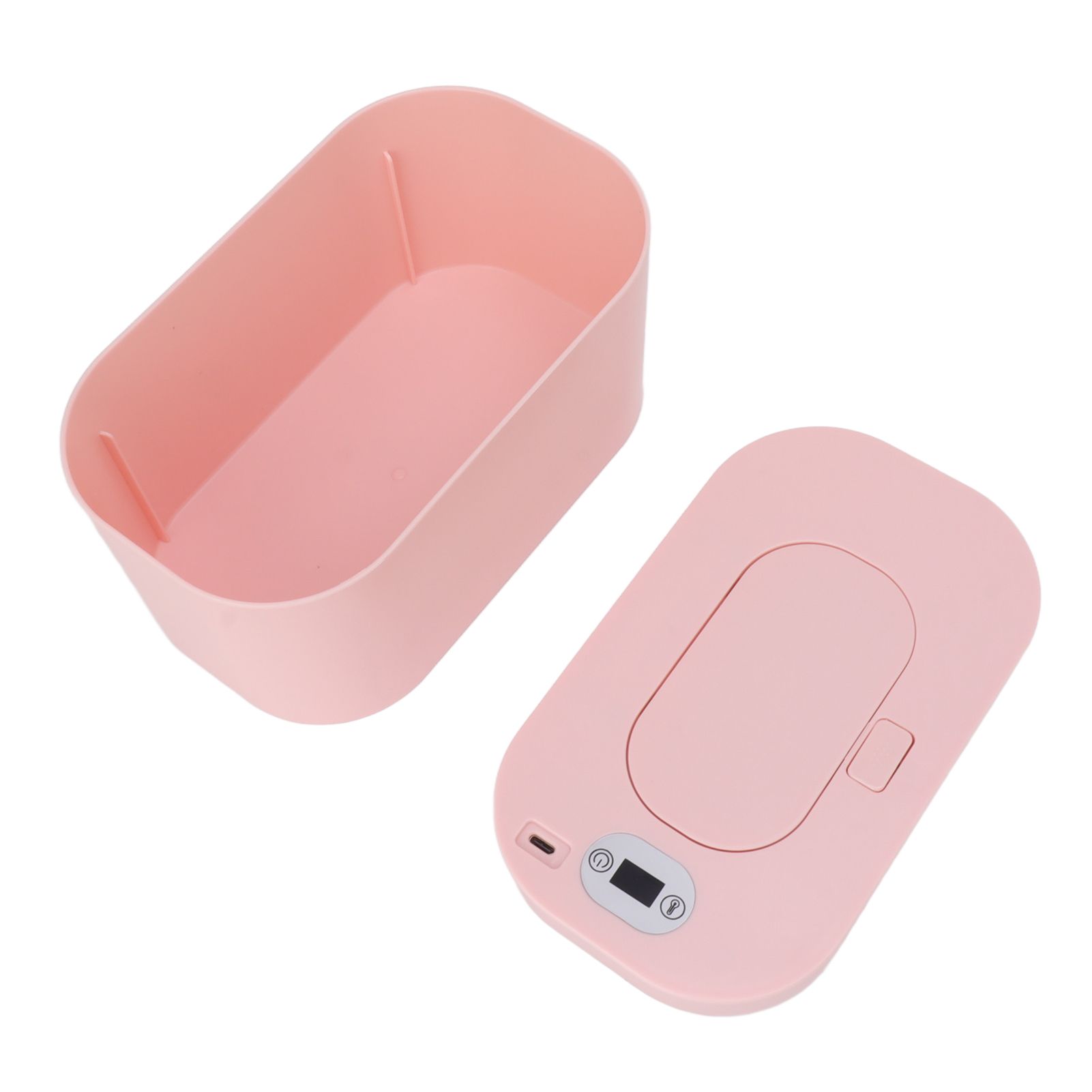 Baby Wipe Warmer USB Constant Temperature Portable Wipe Heater Temperature Adjustment Warm Keeper Dispenser 5V Pink - Image 3