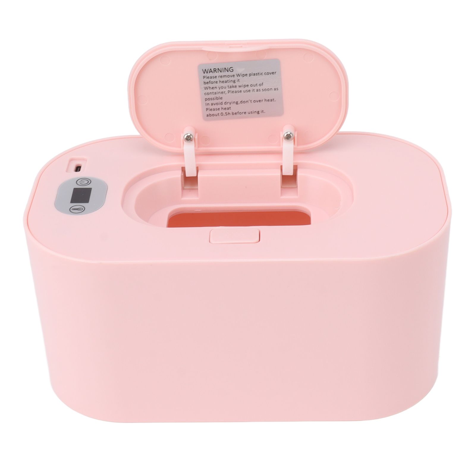 Baby Wipe Warmer USB Constant Temperature Portable Wipe Heater Temperature Adjustment Warm Keeper Dispenser 5V Pink - Image 8