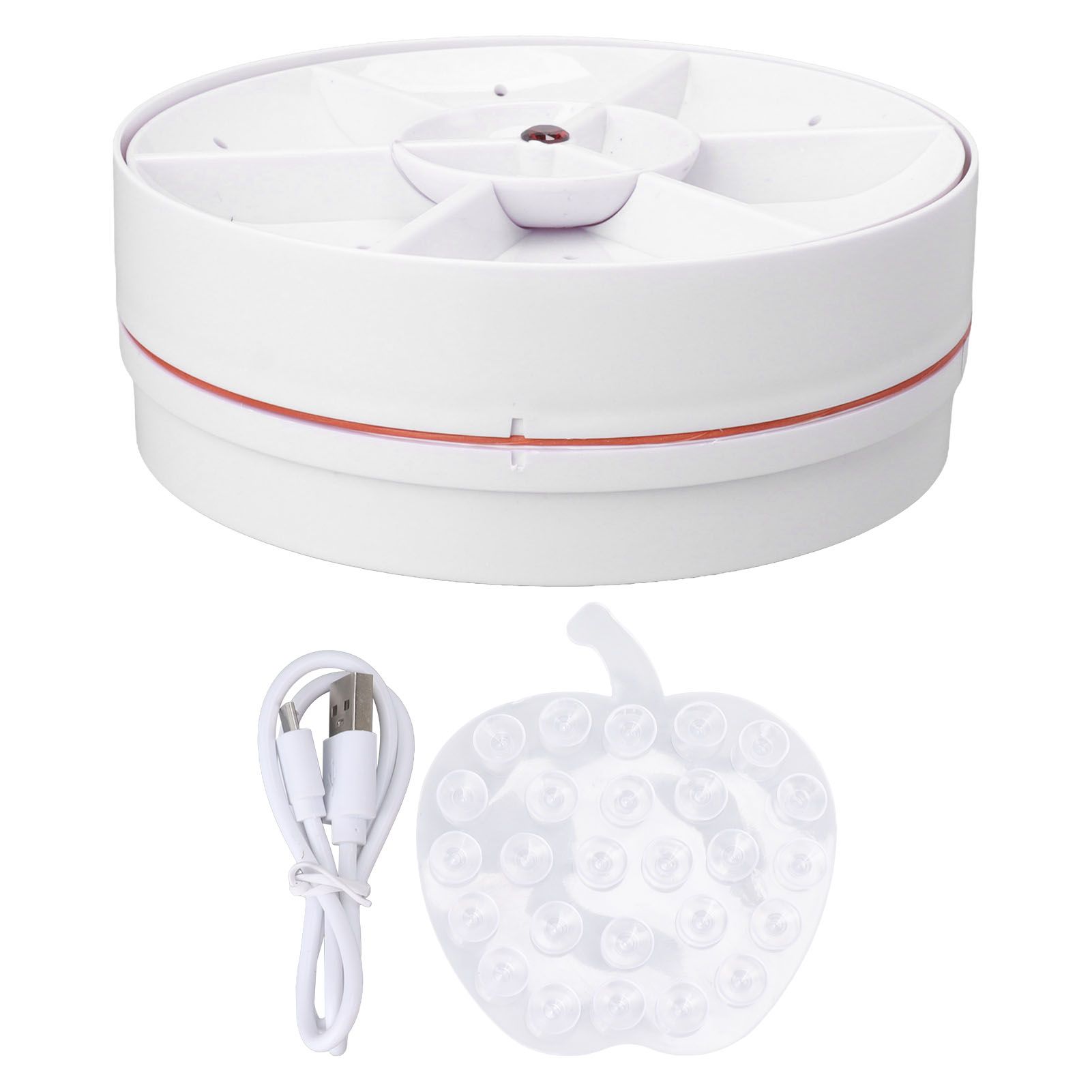 Home Portable Mini Dishwasher Small Installation Free Fruit and Vegetable Washing Machine Wireless Dishwasher Red - Image 1