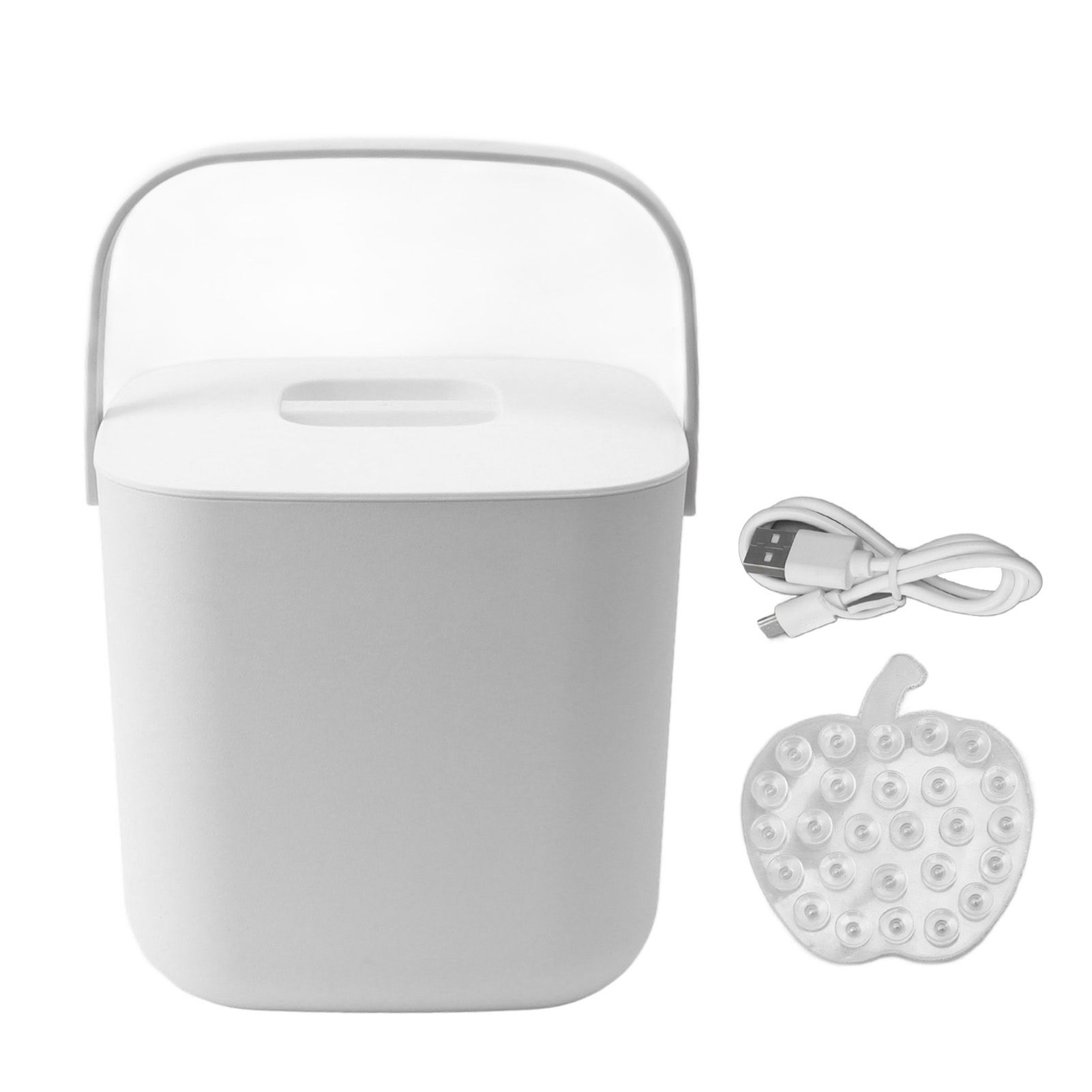 Mini Dishwasher 18W 8.5V 2A 2000mah Portable Countertop Dishwasher for Dishware Fruit Vegetable White - Image 1