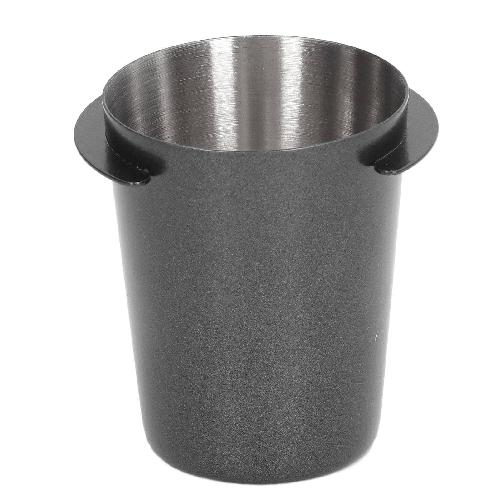 58mm Dosing Cup Stainless Steel Compatibility Polishing Coffee Dosing Cup Powder Feeder for Coffee Black - Image 2