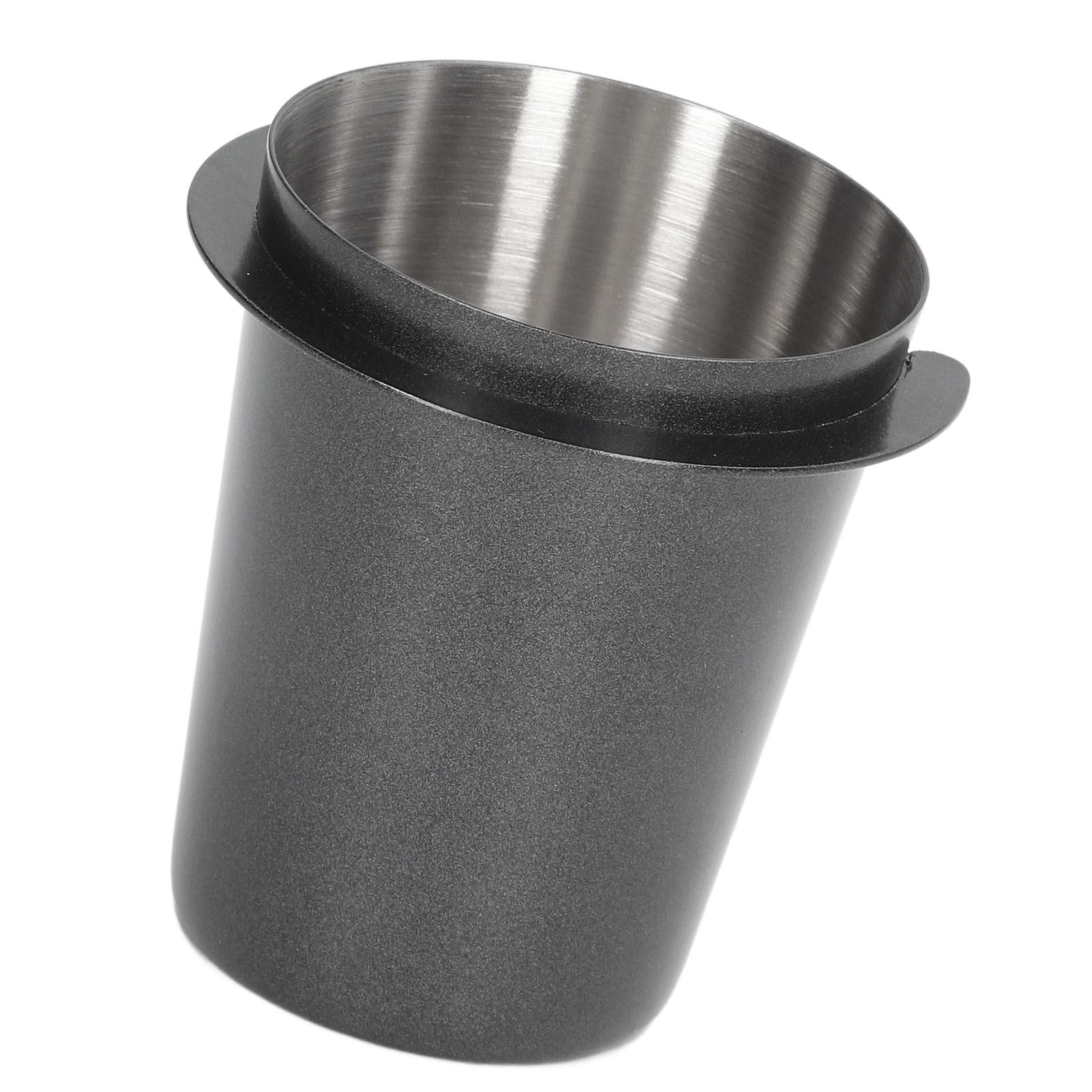 58mm Dosing Cup Stainless Steel Compatibility Polishing Coffee Dosing Cup Powder Feeder for Coffee Black - Image 3
