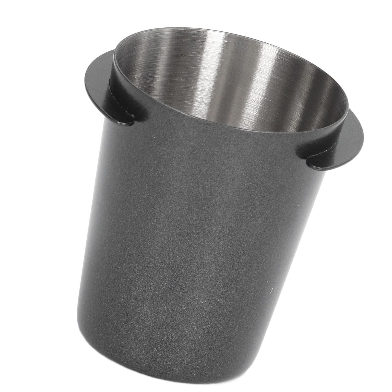 58mm Dosing Cup Stainless Steel Compatibility Polishing Coffee Dosing Cup Powder Feeder for Coffee Black - Image 4