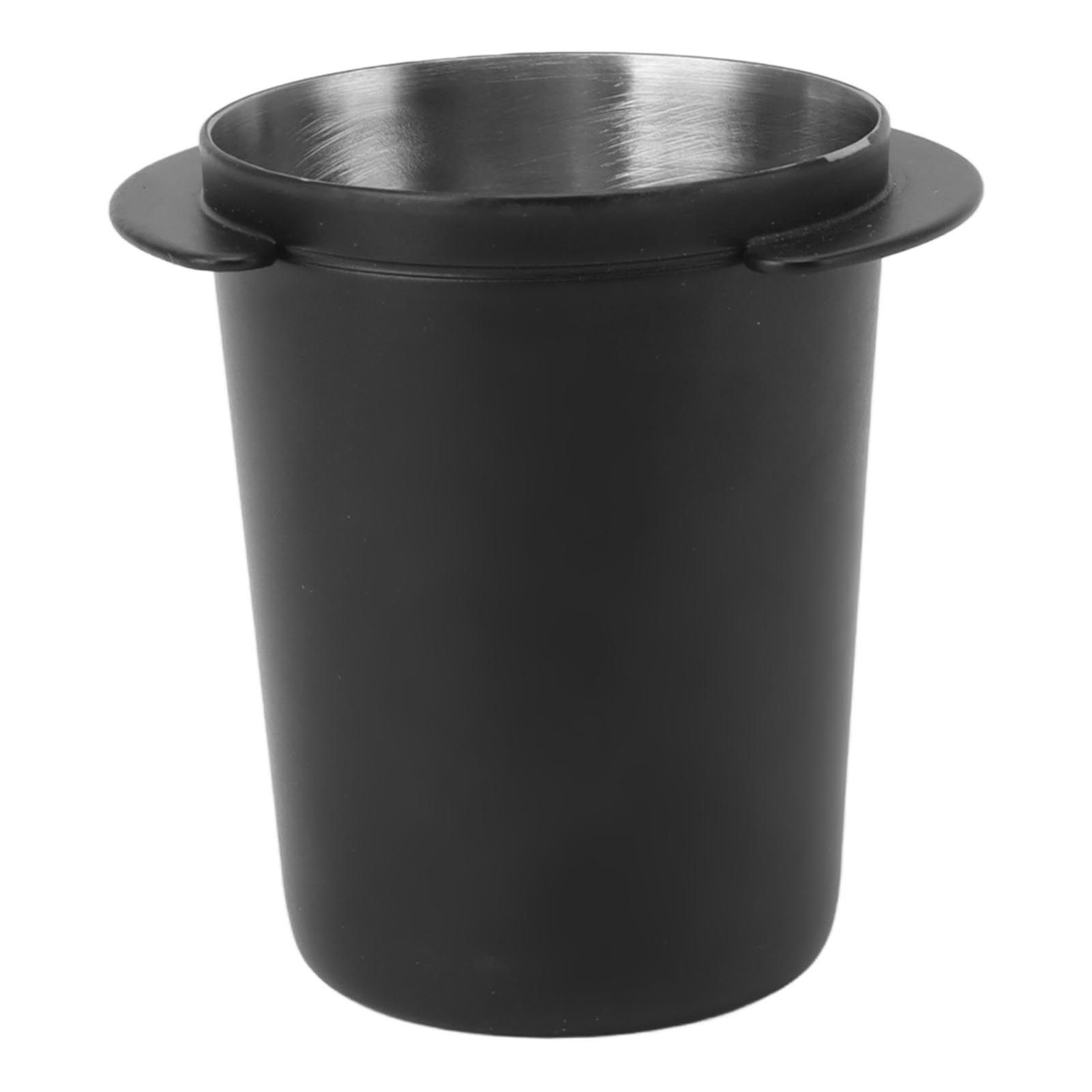 Coffee Dosing Cup Stainless Steel Universal Black Powder Attechment Tool for Coffee Machine 51mm - Image 1