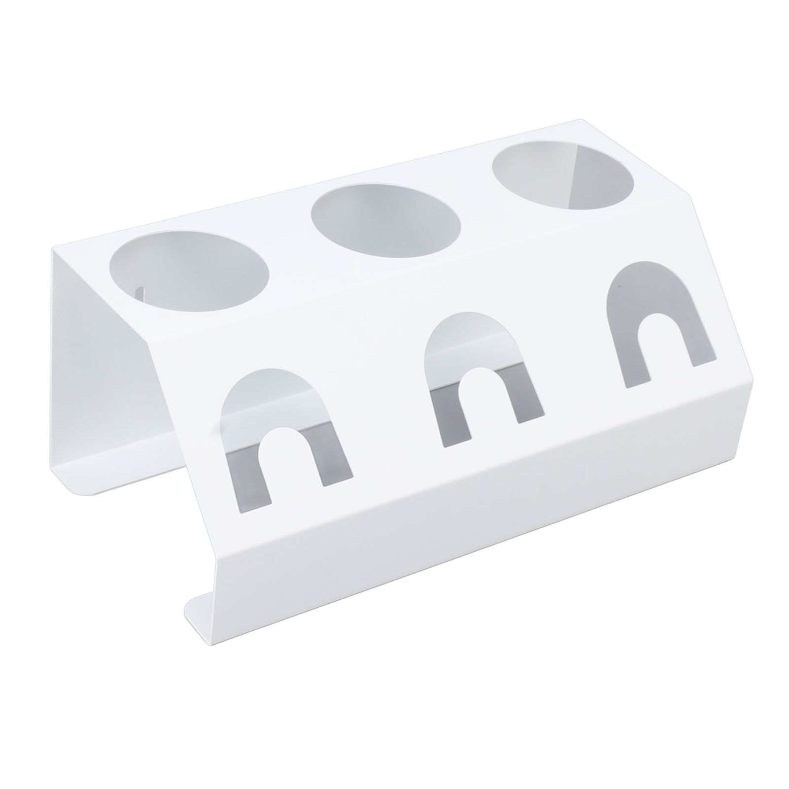 Soda Bottle Holder 3 Holes Soda Bottle Draining Stand Soda Accessories With Silicone Pad White - Image 2