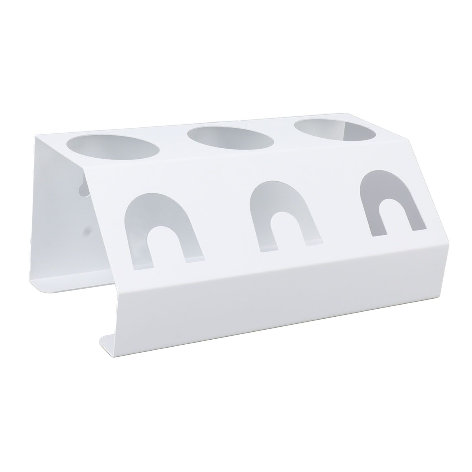 Soda Bottle Holder 3 Holes Soda Bottle Draining Stand Soda Accessories With Silicone Pad White - Image 3