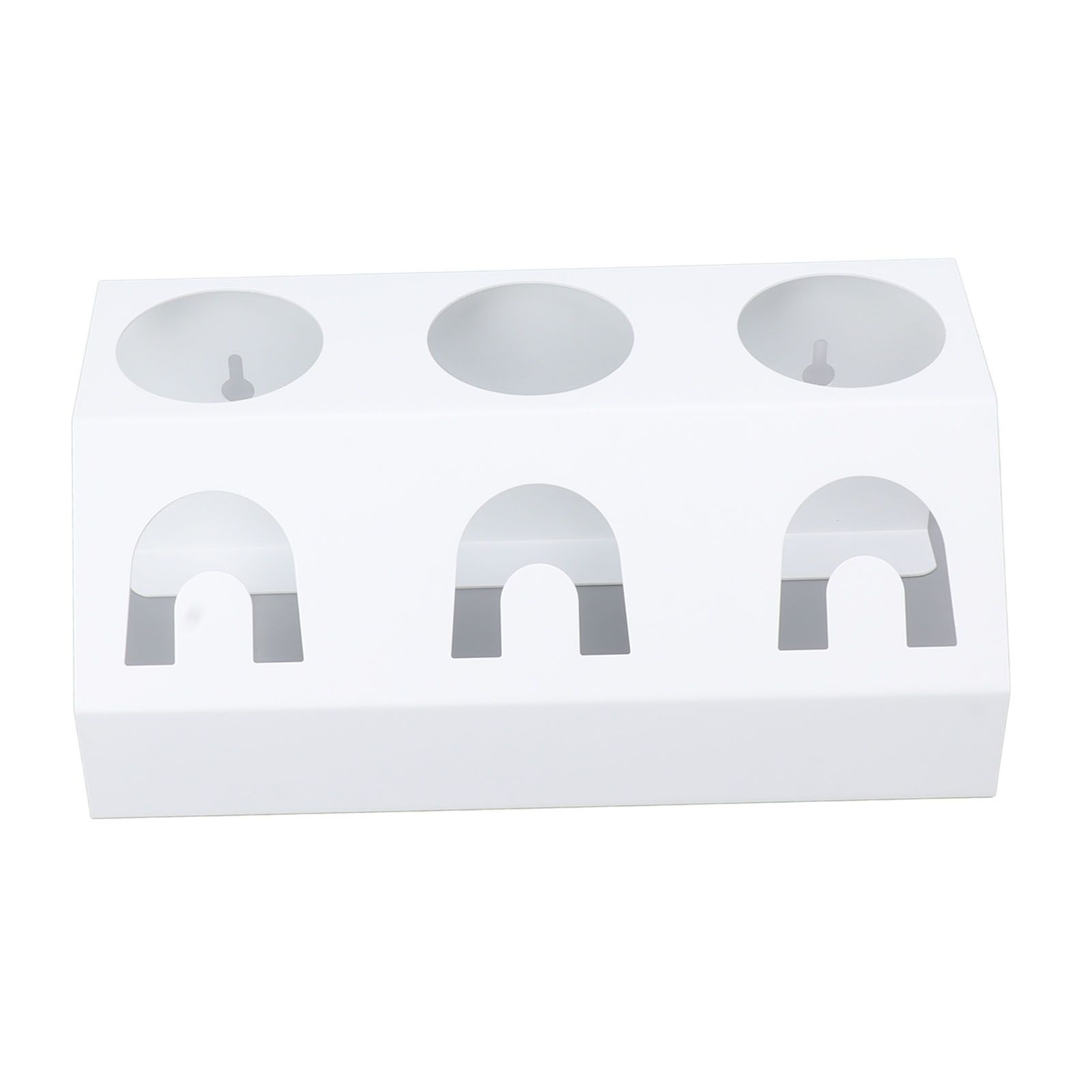 Soda Bottle Holder 3 Holes Soda Bottle Draining Stand Soda Accessories With Silicone Pad White - Image 4