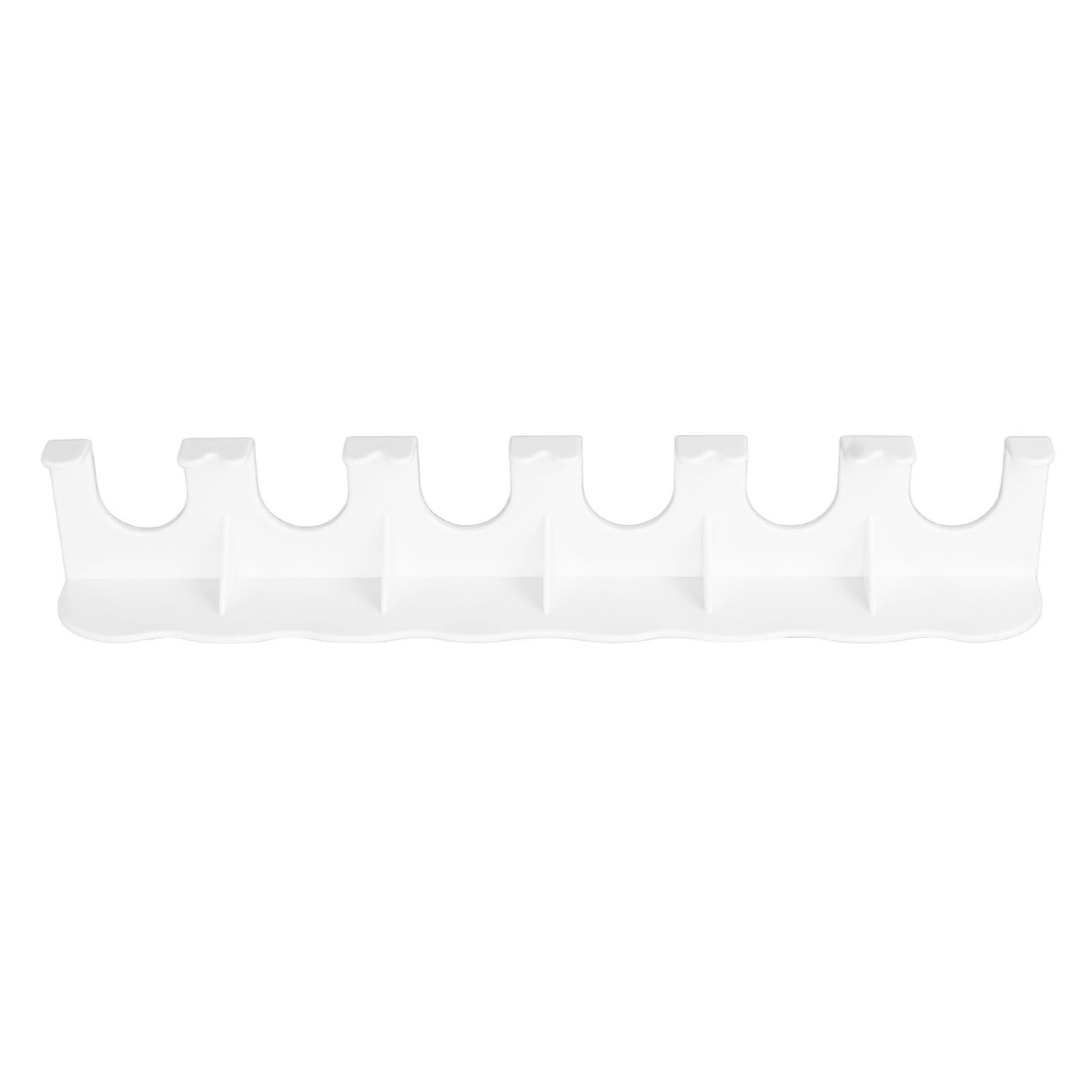 Food Pouch Hanger ABS 6 Holes Food Pouch Hanger Organizer for Round Helicopter Lid Type Yogurt Bottle - Image 1