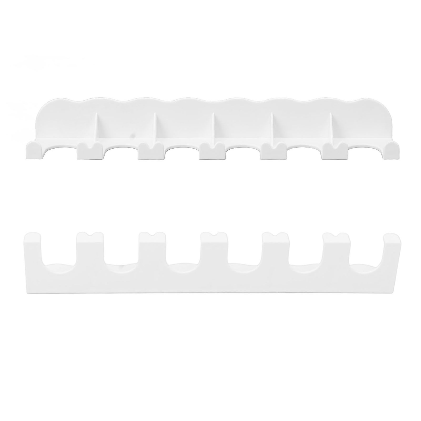 Food Pouch Hanger ABS 6 Holes Food Pouch Hanger Organizer for Round Helicopter Lid Type Yogurt Bottle - Image 2