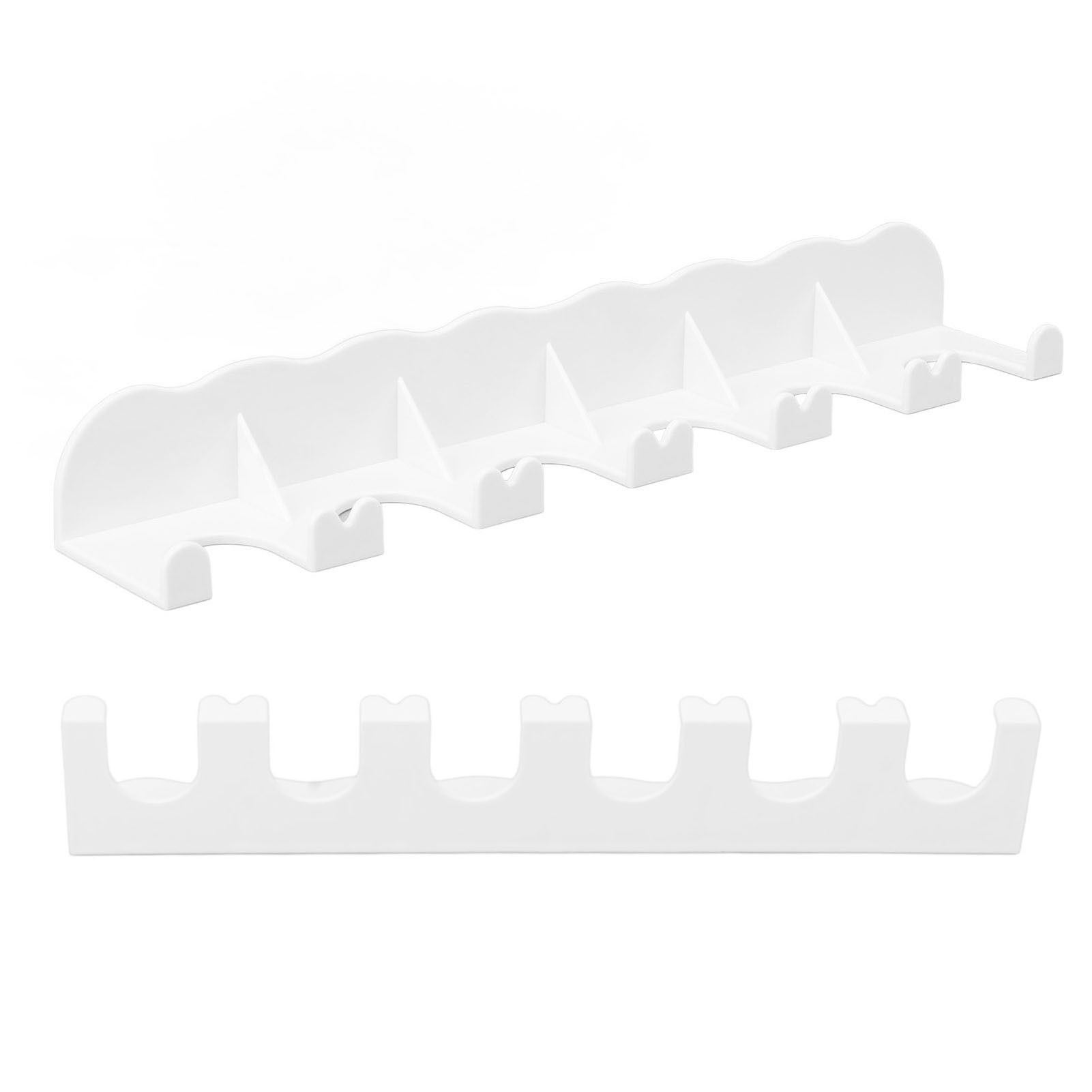 Food Pouch Hanger ABS 6 Holes Food Pouch Hanger Organizer for Round Helicopter Lid Type Yogurt Bottle - Image 3