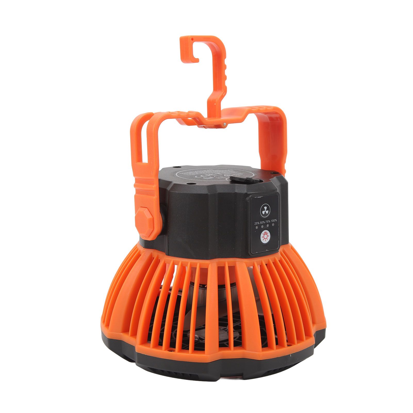 Outdoor Tent Fan Remote Control Hangable Fan with LED Light Battery Operated USB Rechargeable Fan for Hiking BBQ Travel Fishing - Image 7