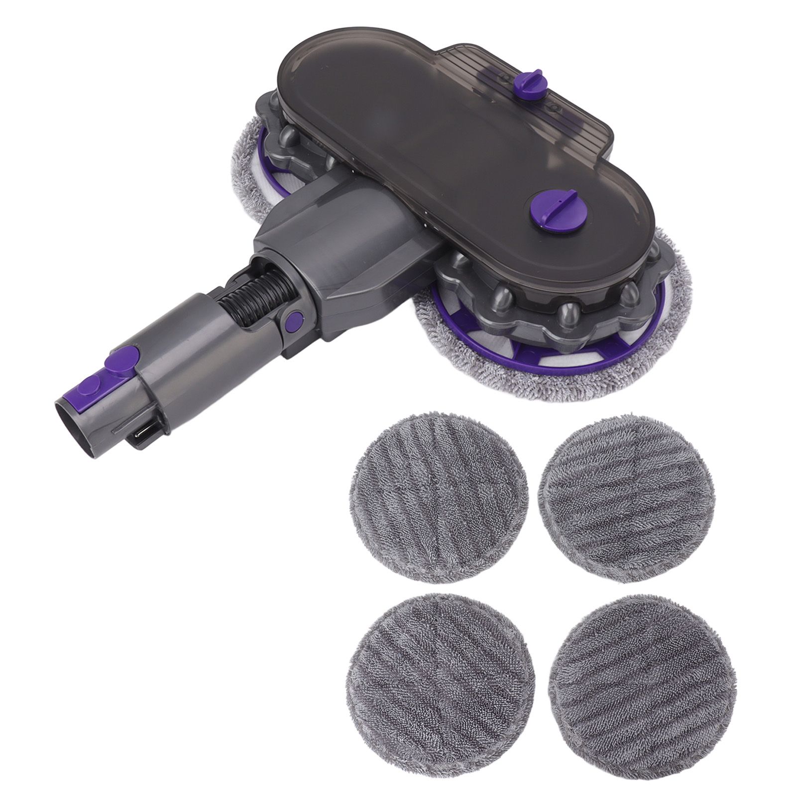 Electric Mop Head Attachment with 4 Mop Pads Dry Wet Mopping Head for V7 V8 V10 V11 V12 V15 - Image 1