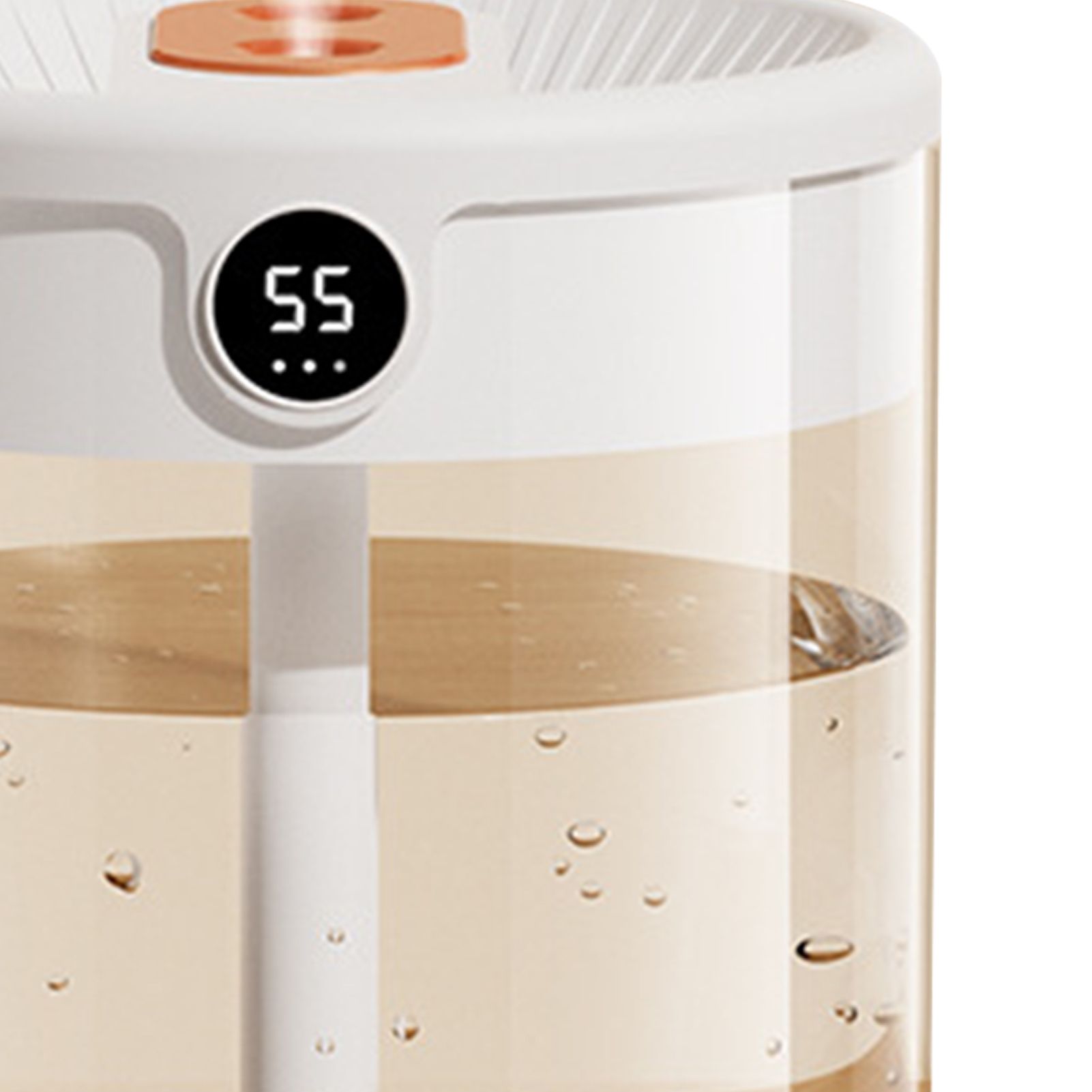 2L Double Nozzle Air Humidifier USB Double Jet Humidifier with LCD Humidity Display Large Capacity Aroma Oil Diffuser for Home Bedroom White - Image 8