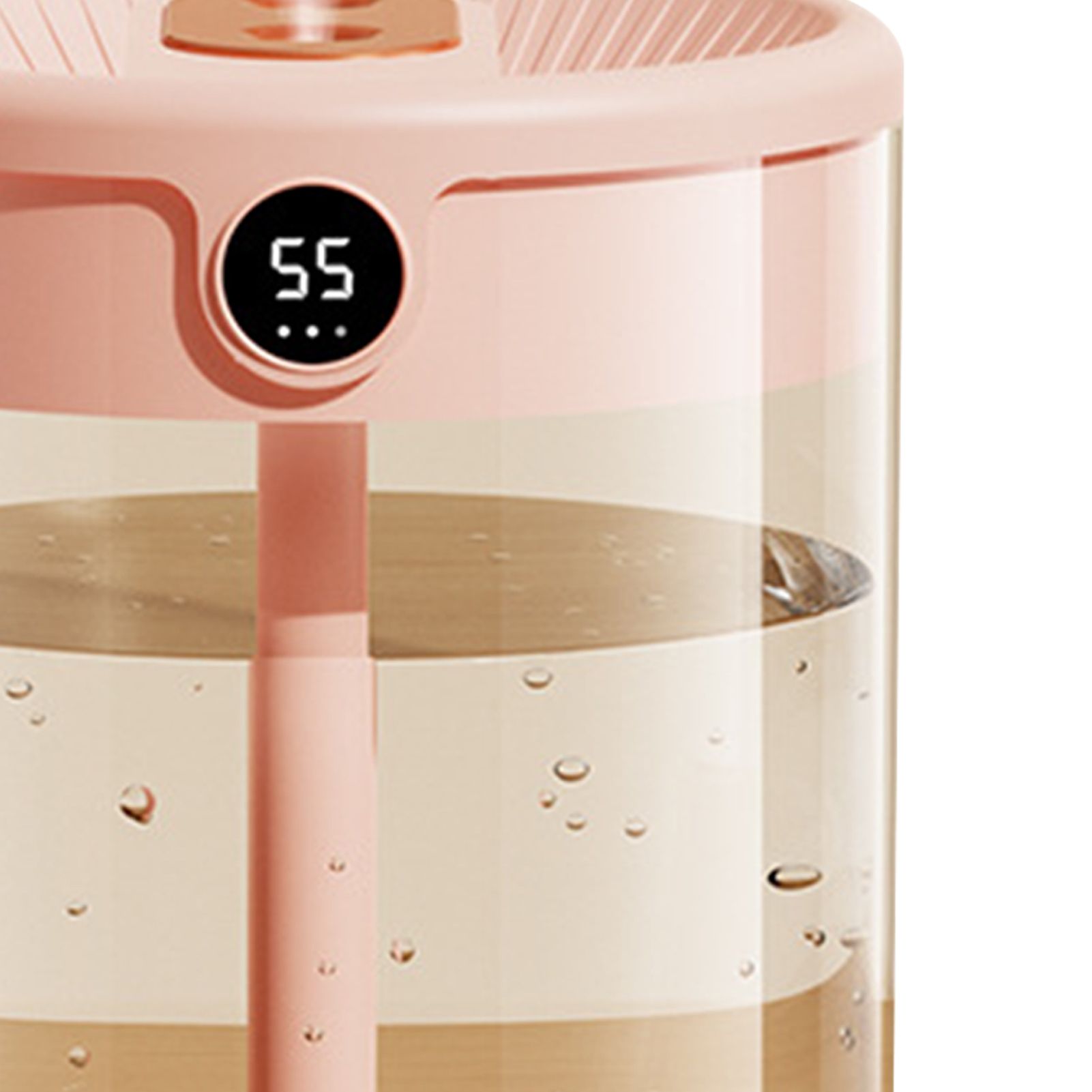 2L Double Nozzle Air Humidifier USB Double Jet Humidifier with LCD Humidity Display Large Capacity Aroma Oil Diffuser for Home Bedroom Pink - Image 8