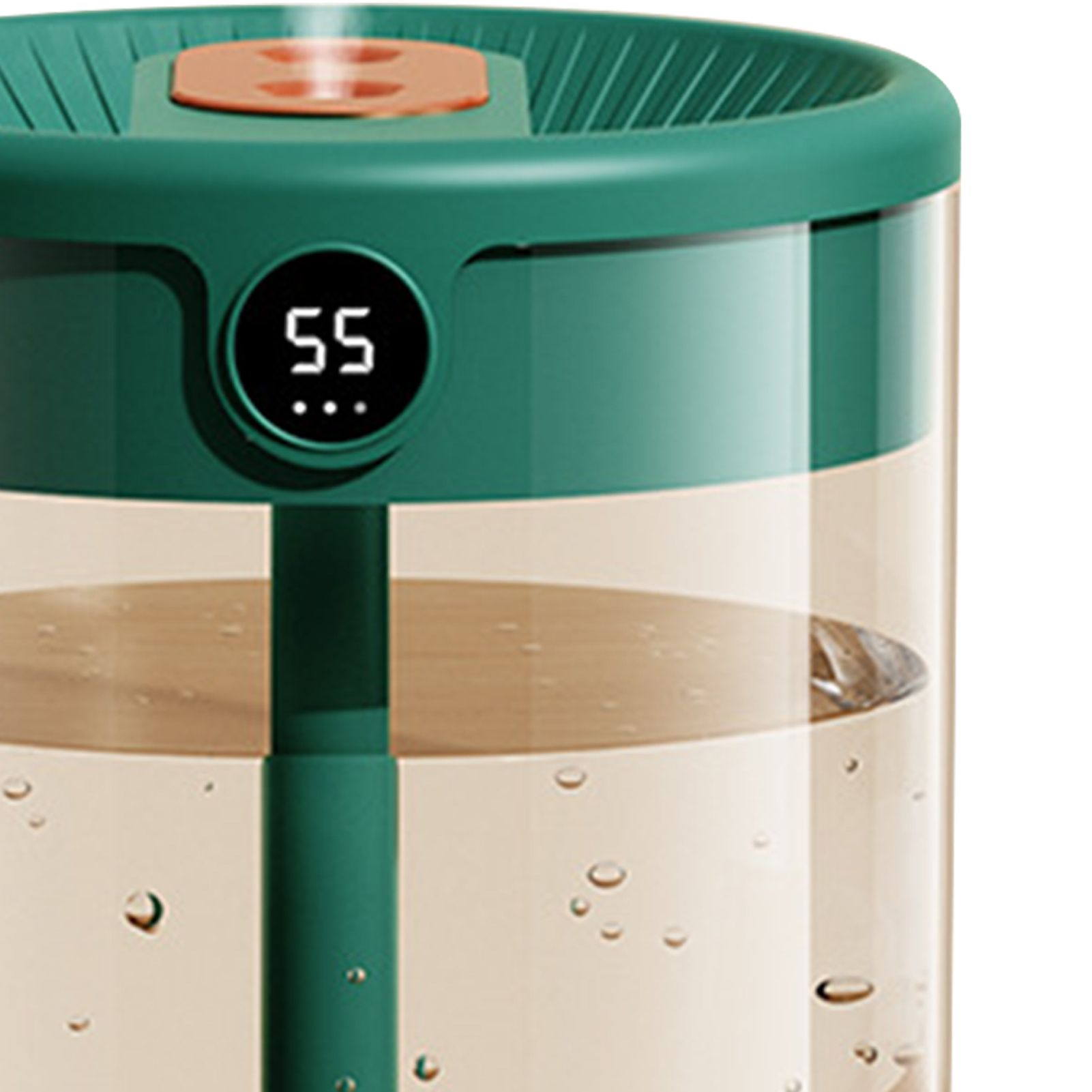 2L Double Nozzle Air Humidifier USB Double Jet Humidifier with LCD Humidity Display Large Capacity Aroma Oil Diffuser for Home Bedroom Green - Image 8
