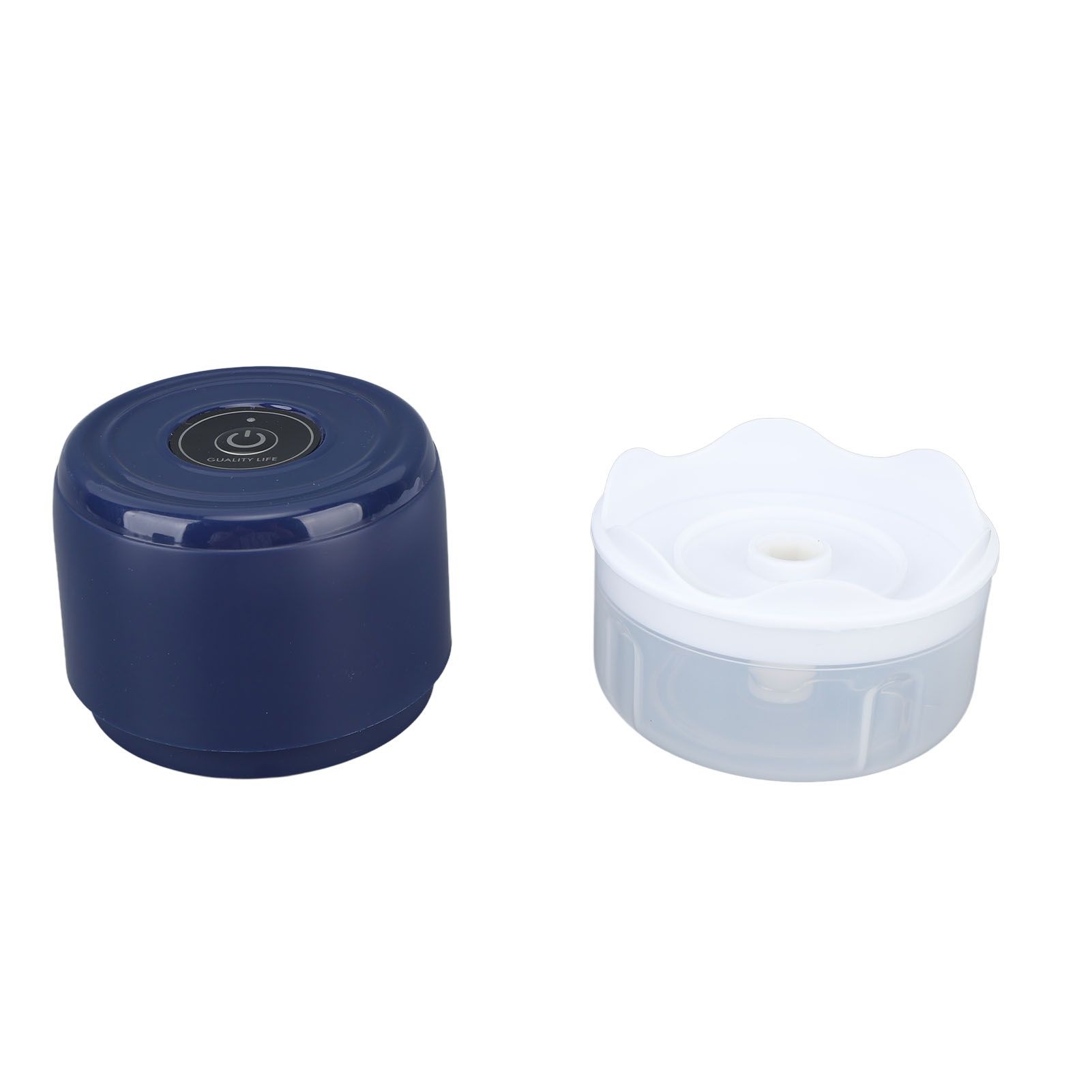 Electric Garlic Chopper Mini Cordless Waterproof Portable Food Processor for Onions Ginger Camping 100ml USB Charging 5V Blue - Image 5