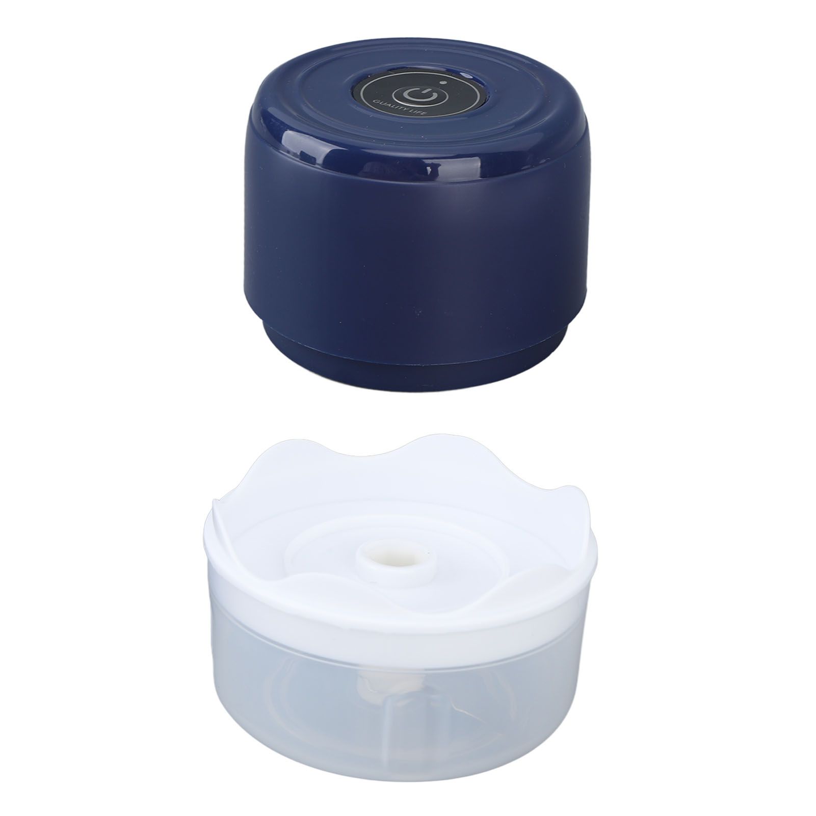 Electric Garlic Chopper Mini Cordless Waterproof Portable Food Processor for Onions Ginger Camping 100ml USB Charging 5V Blue - Image 8