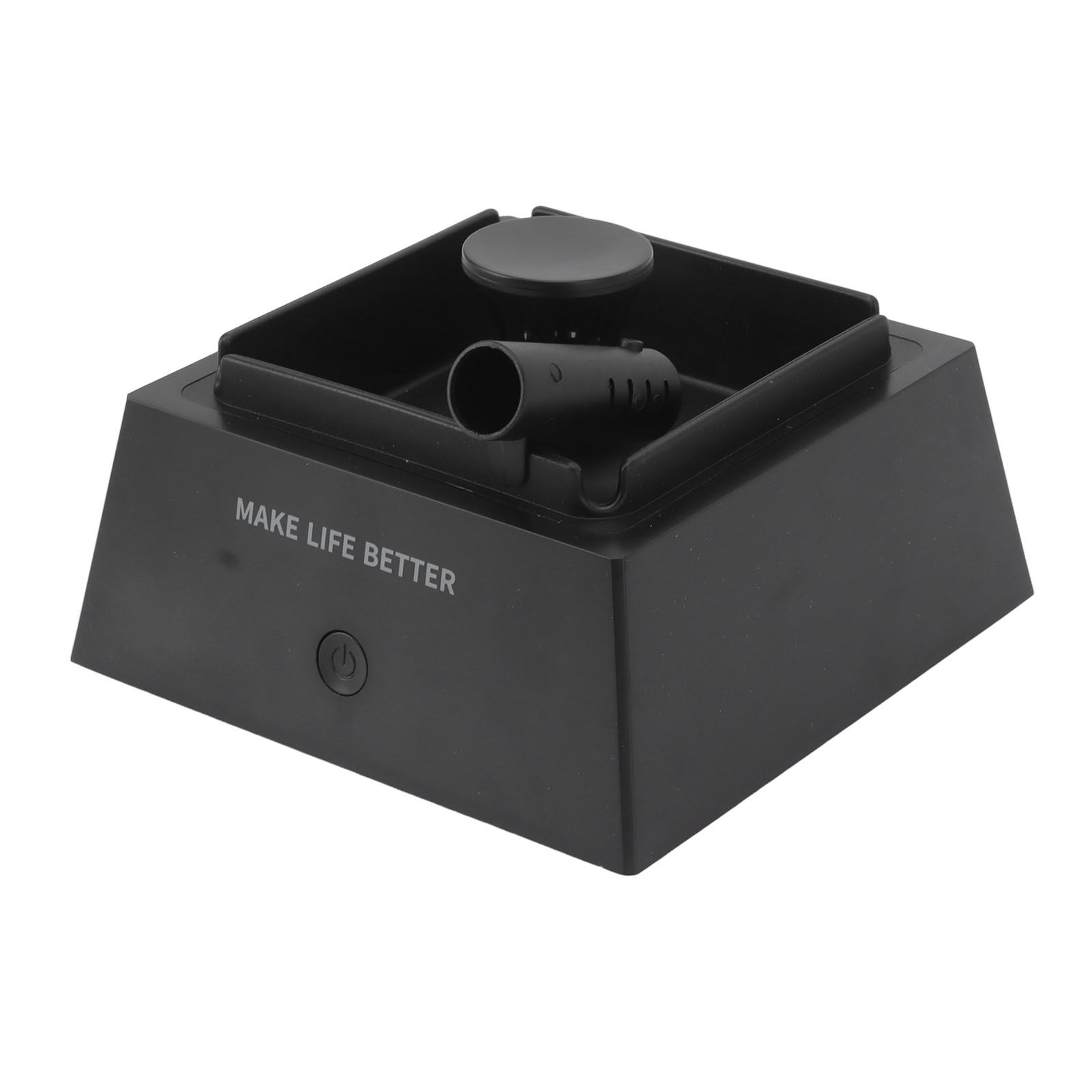 Smokeless Ashtray ABS Multifunctional Electronic USB Rechargeable Ash Tray for Home and Office Black - Image 6