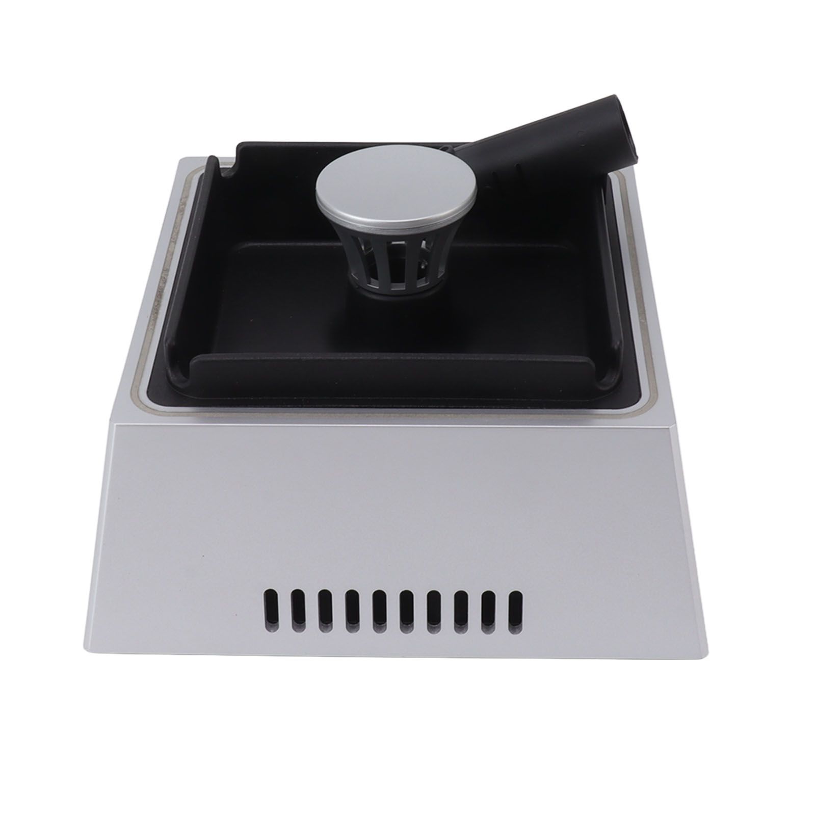 Air Purifier for Bedroom Home Air Purifiers for Desktop Office with Cigarette Holder Small Air Cleaner 2 Speed Remove Smoke Silver - Image 8