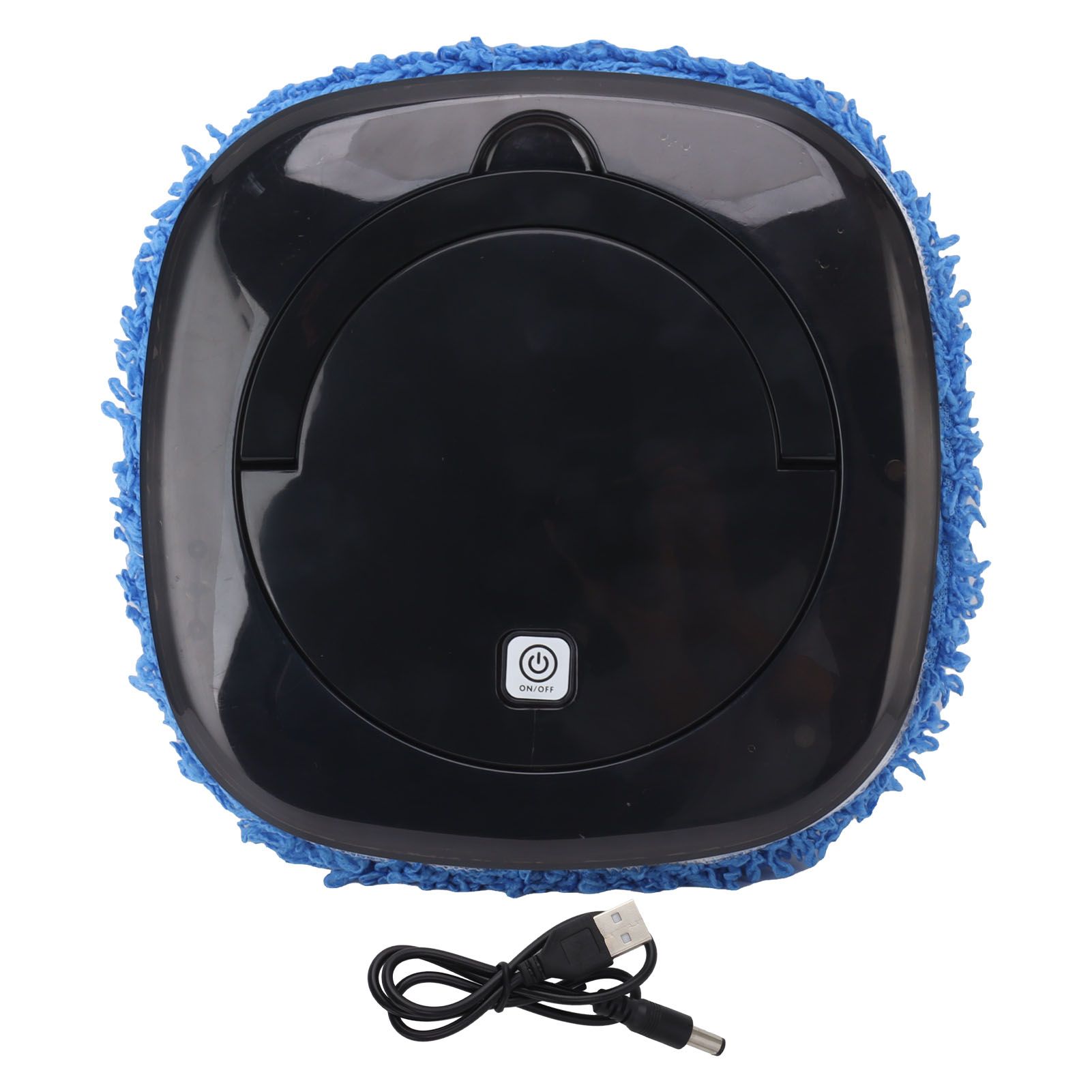 Automatic Floor Mopping Robot Mopping Robot with Water Tank Vacuum and Mop Cleaning Robot Black - Image 1
