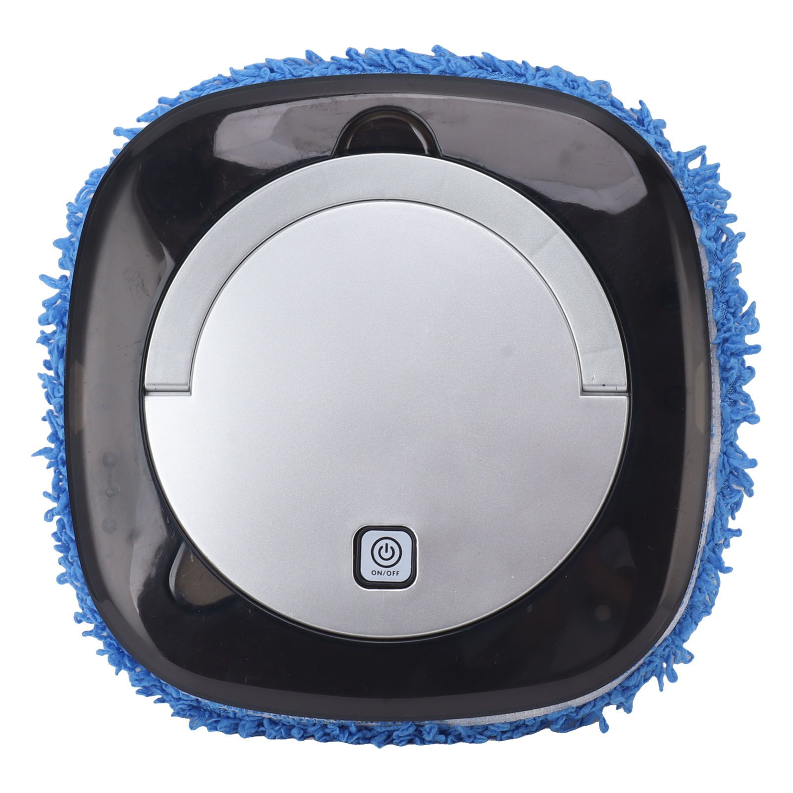 Automatic Floor Mopping Robot Mopping Robot with Water Tank Vacuum and Mop Cleaning Robot Silver - Image 2