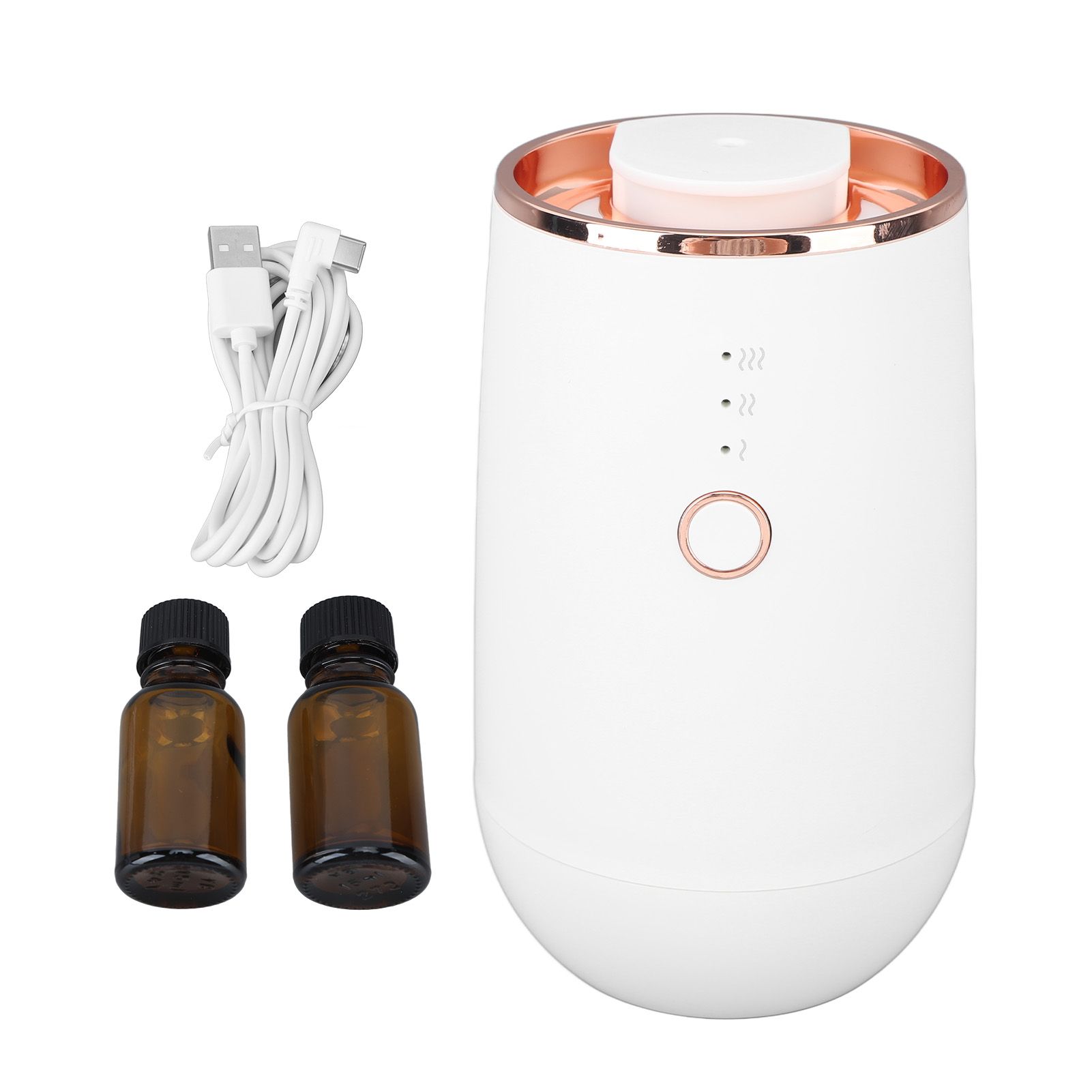 Car Fragrance Machine Non Slip White 5V 2000mAh USB Portable Essential Oil Diffuser for Bedroom - Image 1