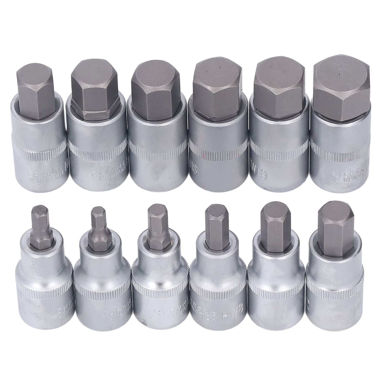 12PCS Drive Socket Set Steel High Hardness Wear Resistant 1/2in Drive Master Impact Socket Set for Auto Repair - Image 5