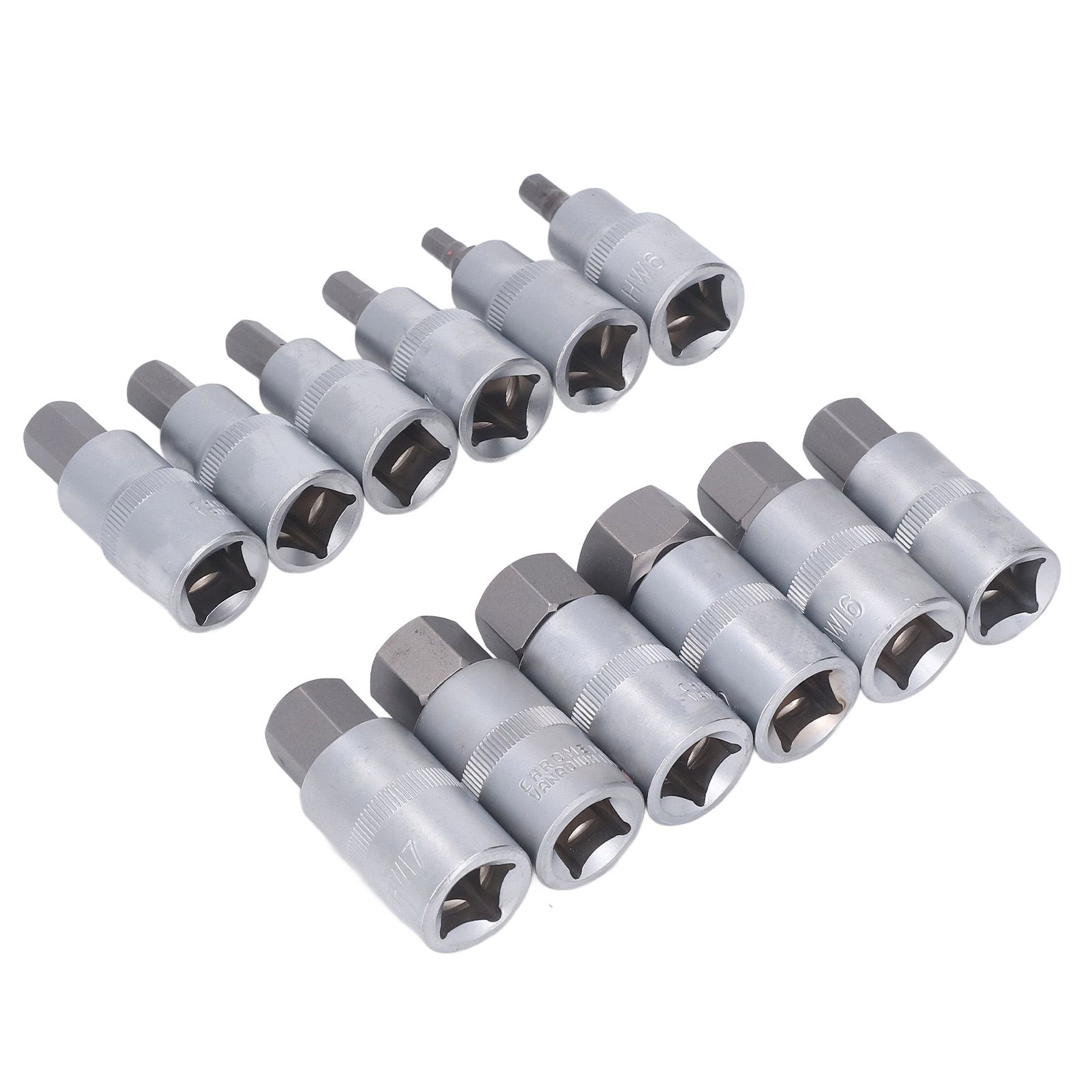 12PCS Drive Socket Set Steel High Hardness Wear Resistant 1/2in Drive Master Impact Socket Set for Auto Repair - Image 6