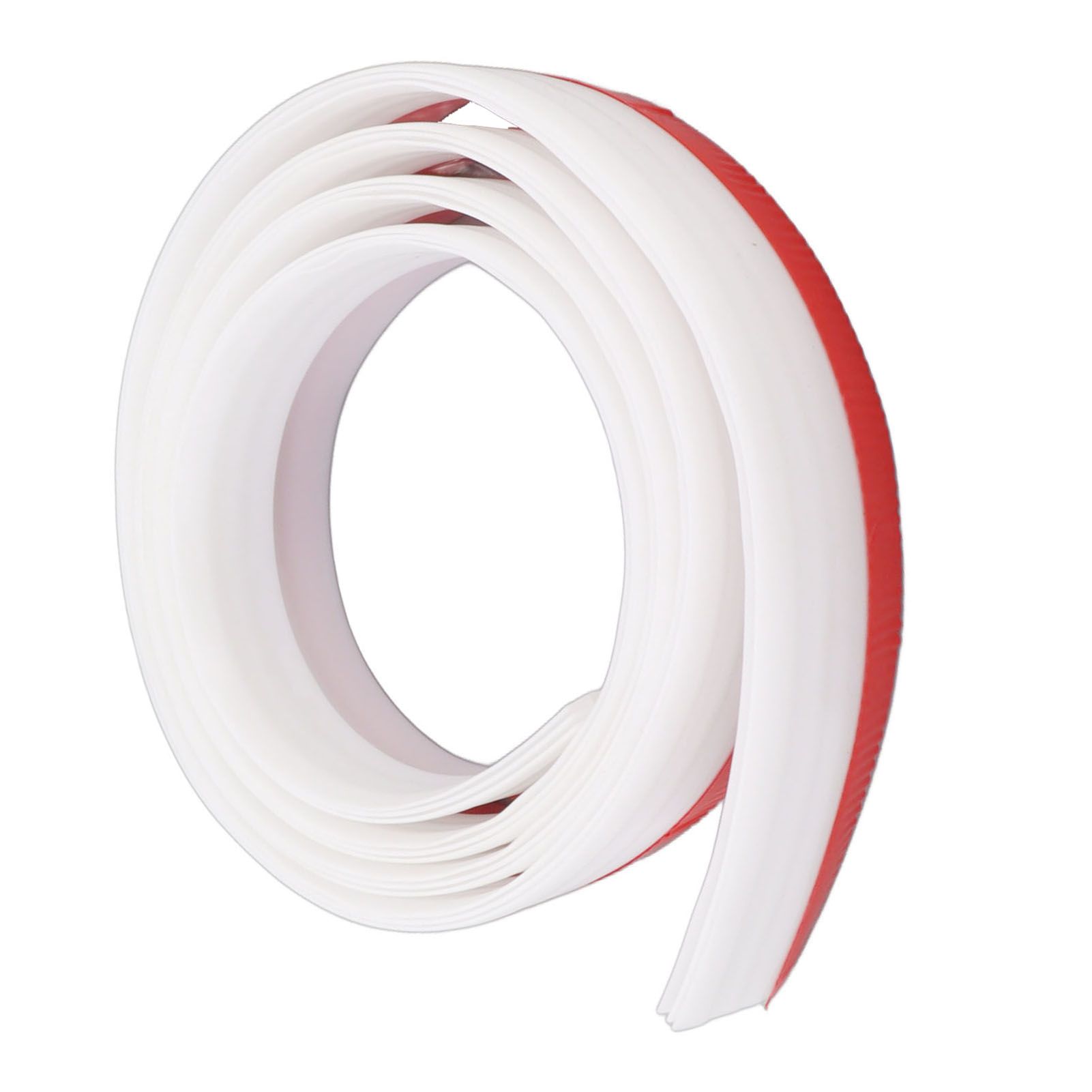 Under Door Draft Stopper TPE Thickening Self Adhesive Windproof Dustproof Noise Insulation Under Door Sweep Seal 6.6ft White - Image 4