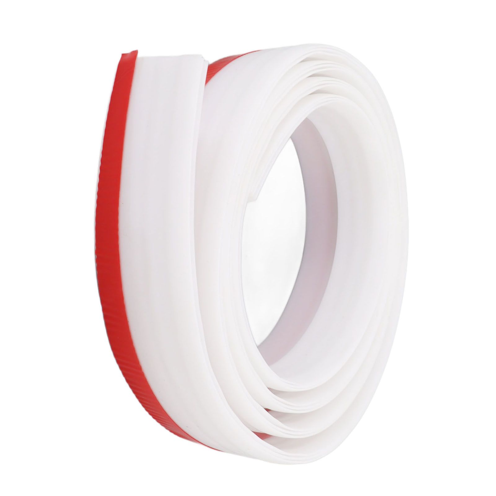 Under Door Draft Stopper TPE Thickening Self Adhesive Windproof Dustproof Noise Insulation Under Door Sweep Seal 6.6ft White - Image 5
