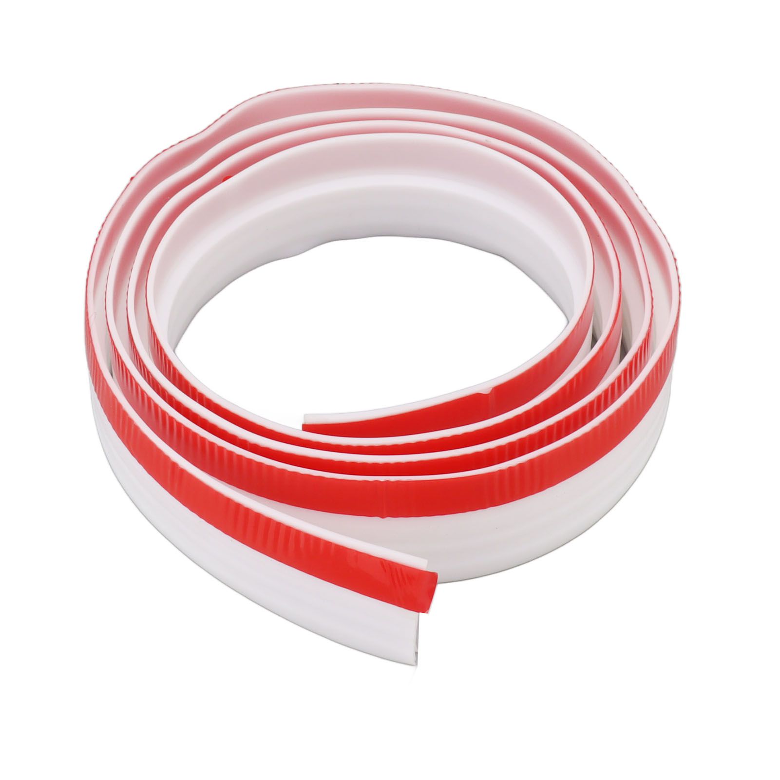 Under Door Draft Stopper TPE Thickening Self Adhesive Windproof Dustproof Noise Insulation Under Door Sweep Seal 6.6ft White - Image 6