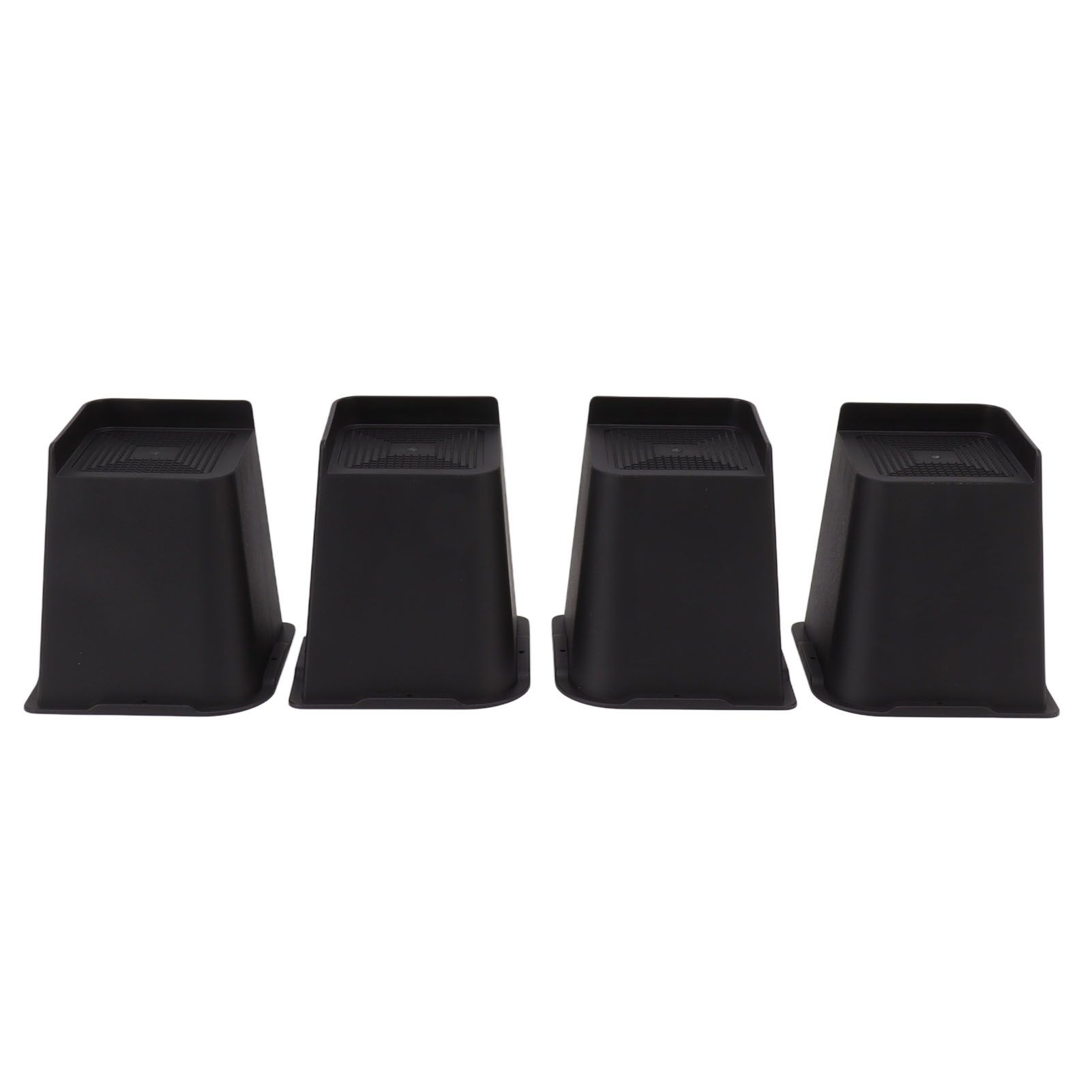 4Pcs Furniture Riser 6in Heavy Duty Slip Proof ABS Bed Rise Lift Block for Chair Sofa - Image 1