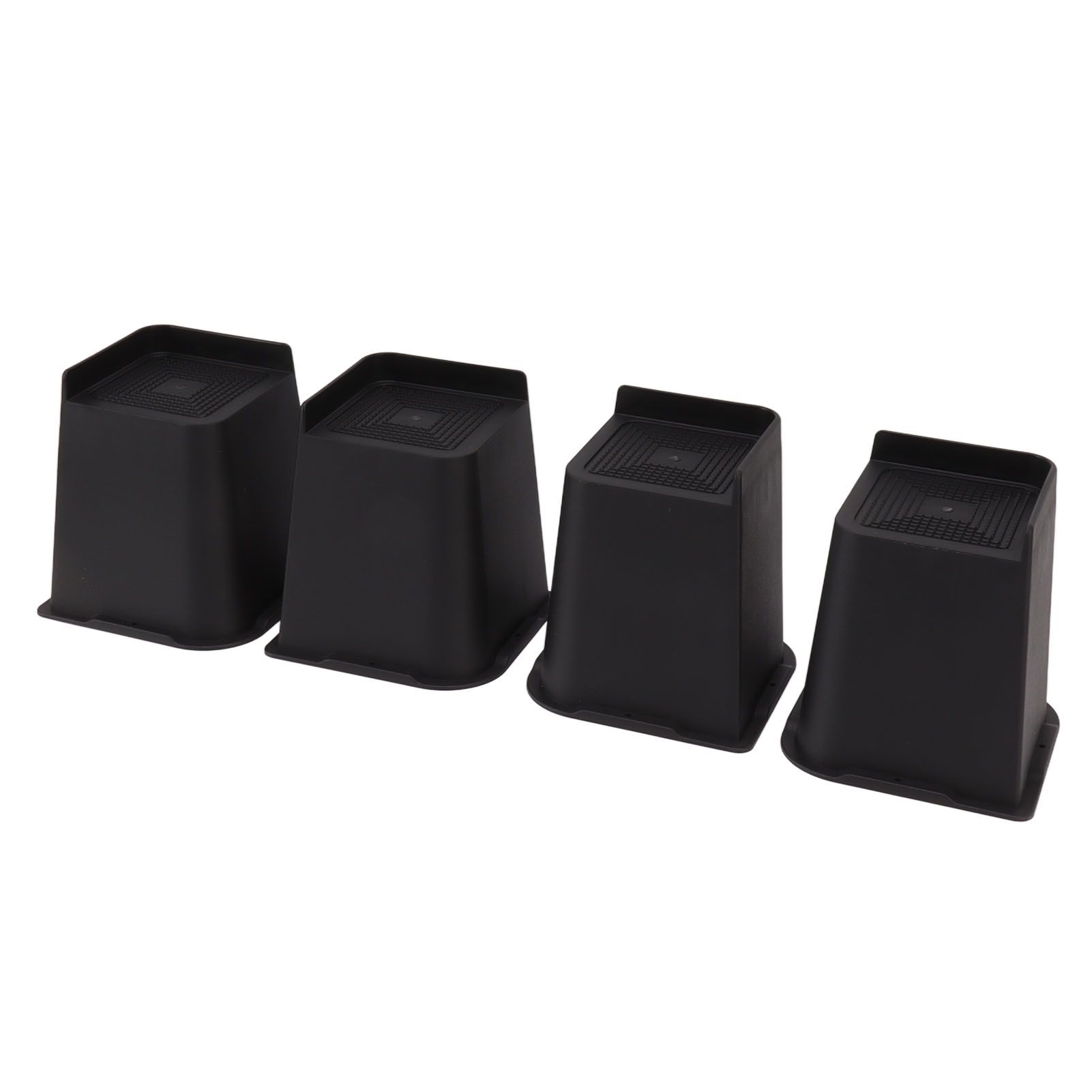 4Pcs Furniture Riser 6in Heavy Duty Slip Proof ABS Bed Rise Lift Block for Chair Sofa - Image 2