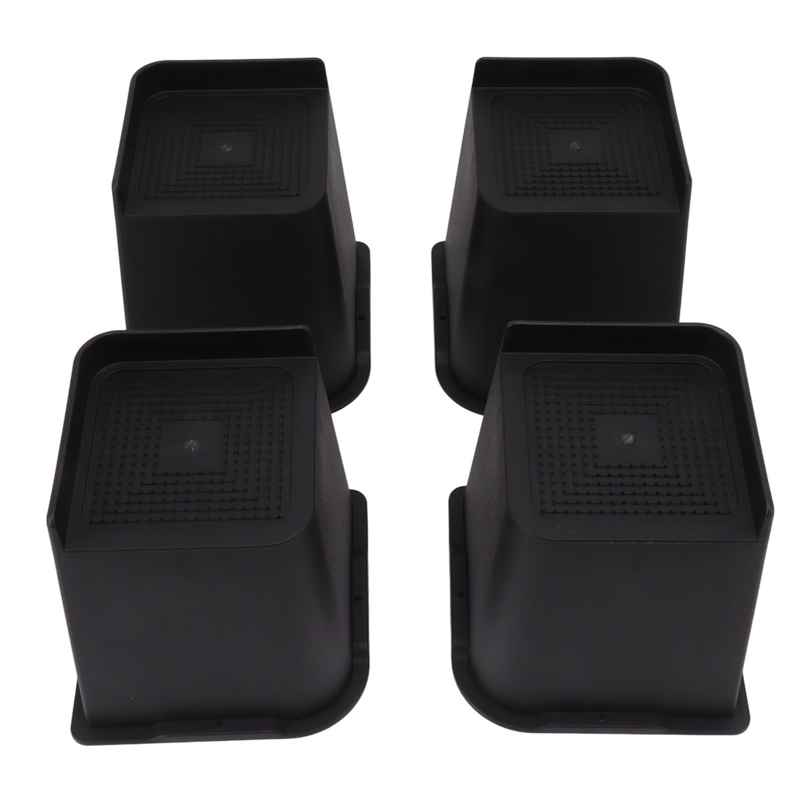4Pcs Furniture Riser 6in Heavy Duty Slip Proof ABS Bed Rise Lift Block for Chair Sofa - Image 5