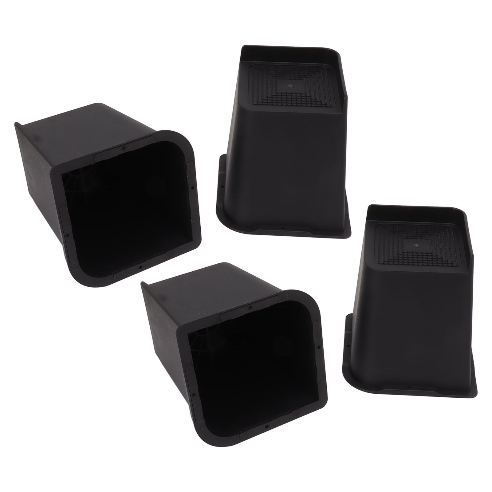 4Pcs Furniture Riser 6in Heavy Duty Slip Proof ABS Bed Rise Lift Block for Chair Sofa - Image 7
