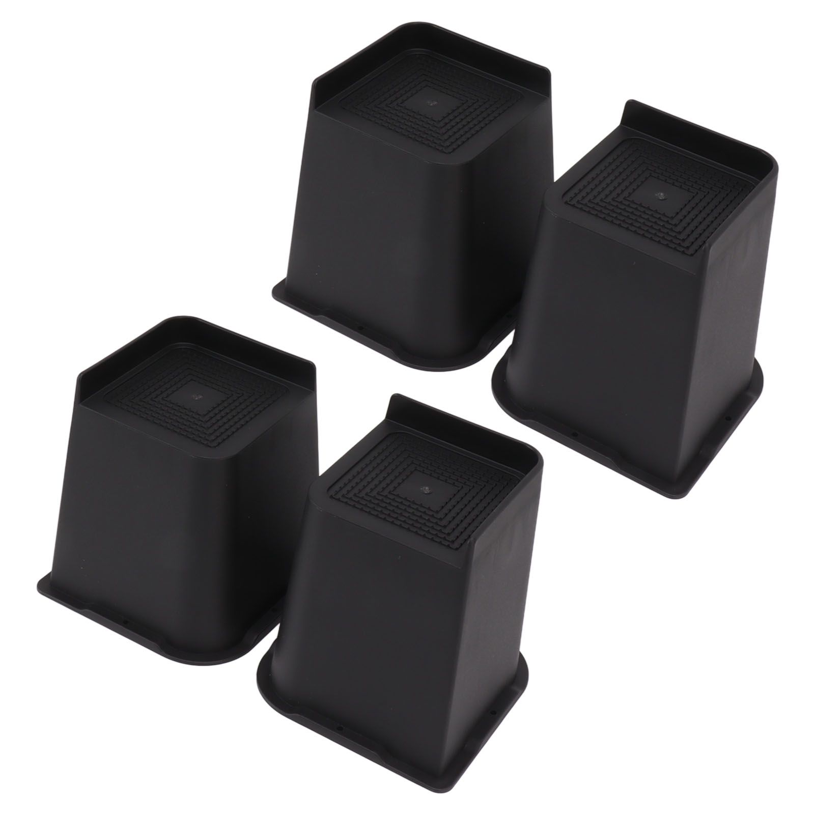 4Pcs Furniture Riser 6in Heavy Duty Slip Proof ABS Bed Rise Lift Block for Chair Sofa - Image 8