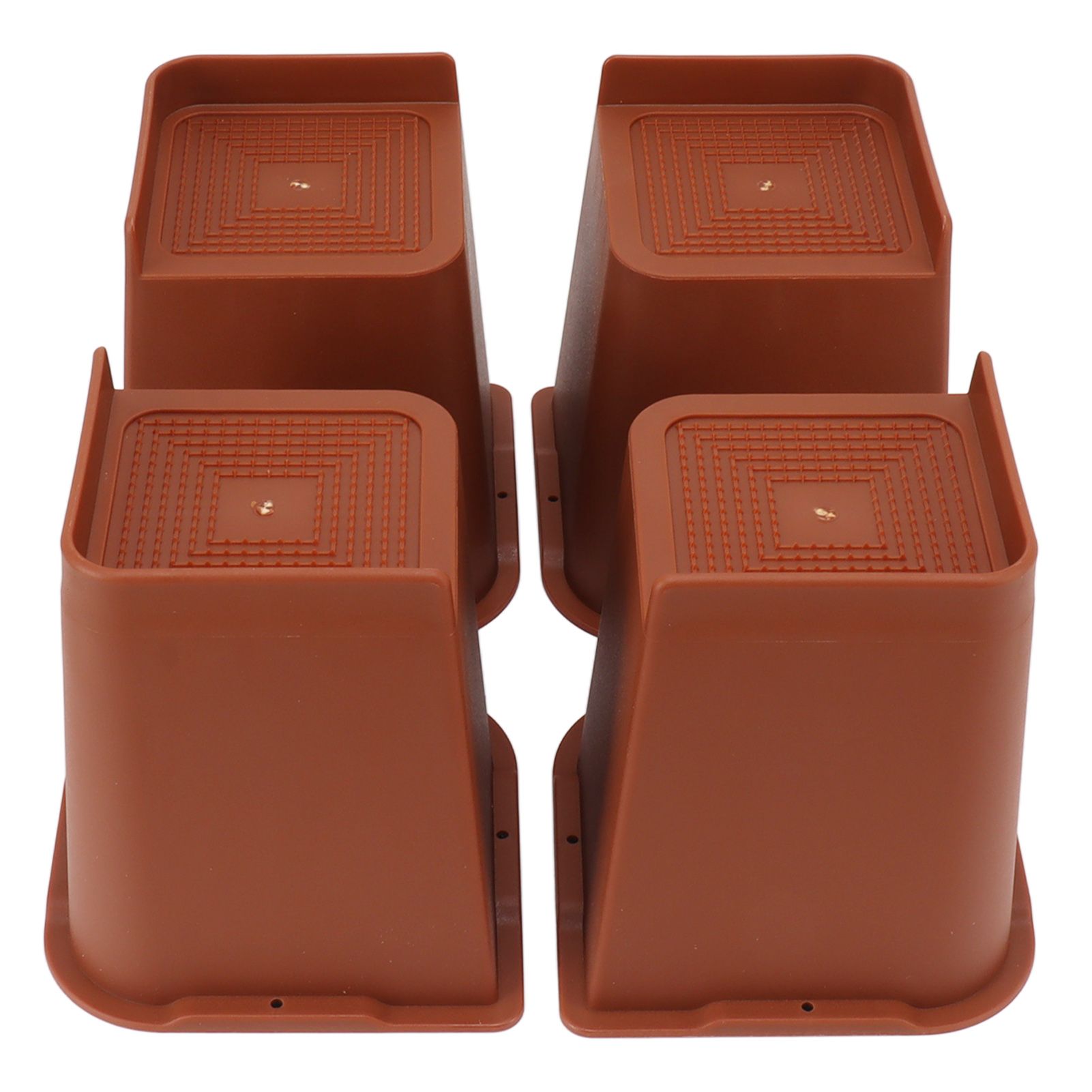4PCS Heavy Duty Bed Chair Riser L Shaped 6in Anti Slip Furniture Extra Raiser for Bedroom - Image 5