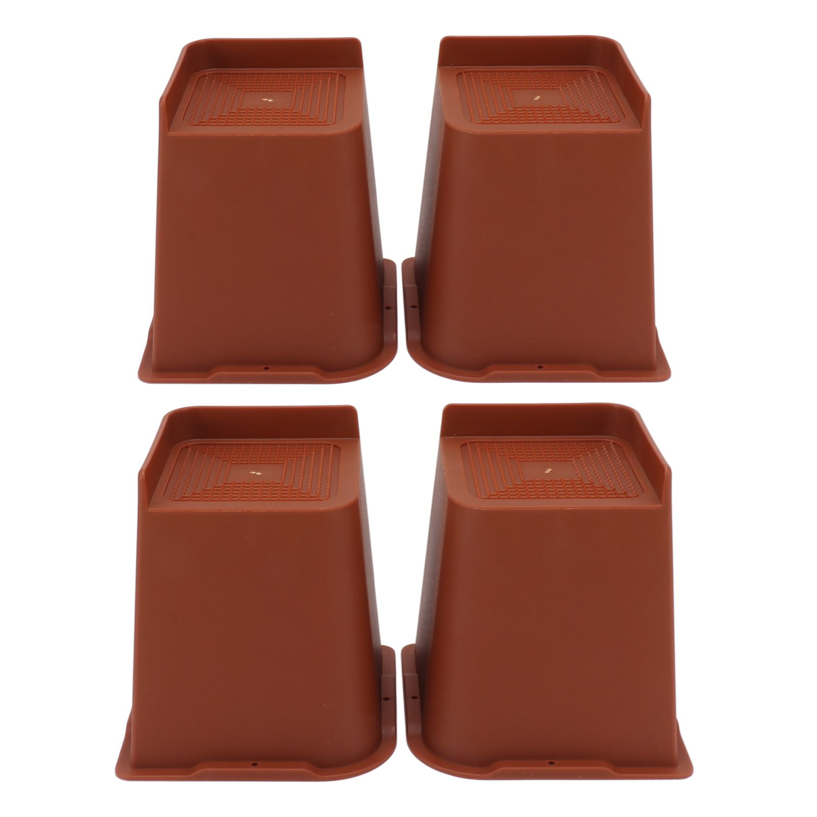 4PCS Heavy Duty Bed Chair Riser L Shaped 6in Anti Slip Furniture Extra Raiser for Bedroom - Image 6