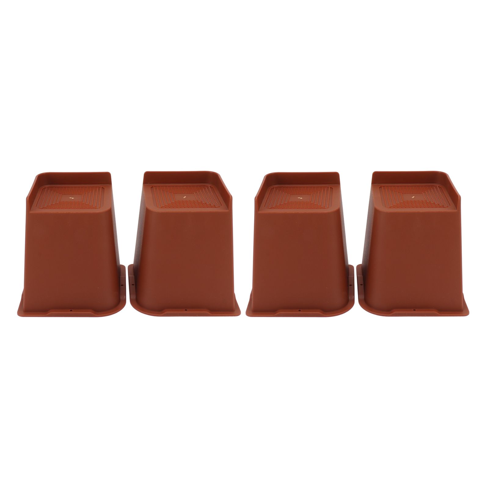 4PCS Heavy Duty Bed Chair Riser L Shaped 6in Anti Slip Furniture Extra Raiser for Bedroom - Image 7