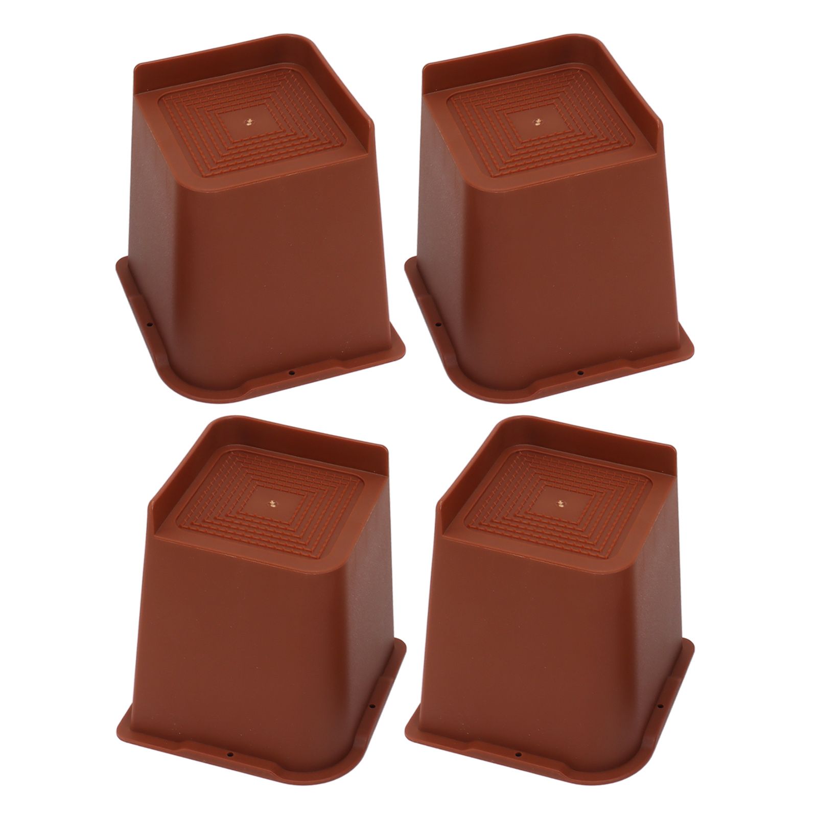 4PCS Heavy Duty Bed Chair Riser L Shaped 6in Anti Slip Furniture Extra Raiser for Bedroom - Image 8
