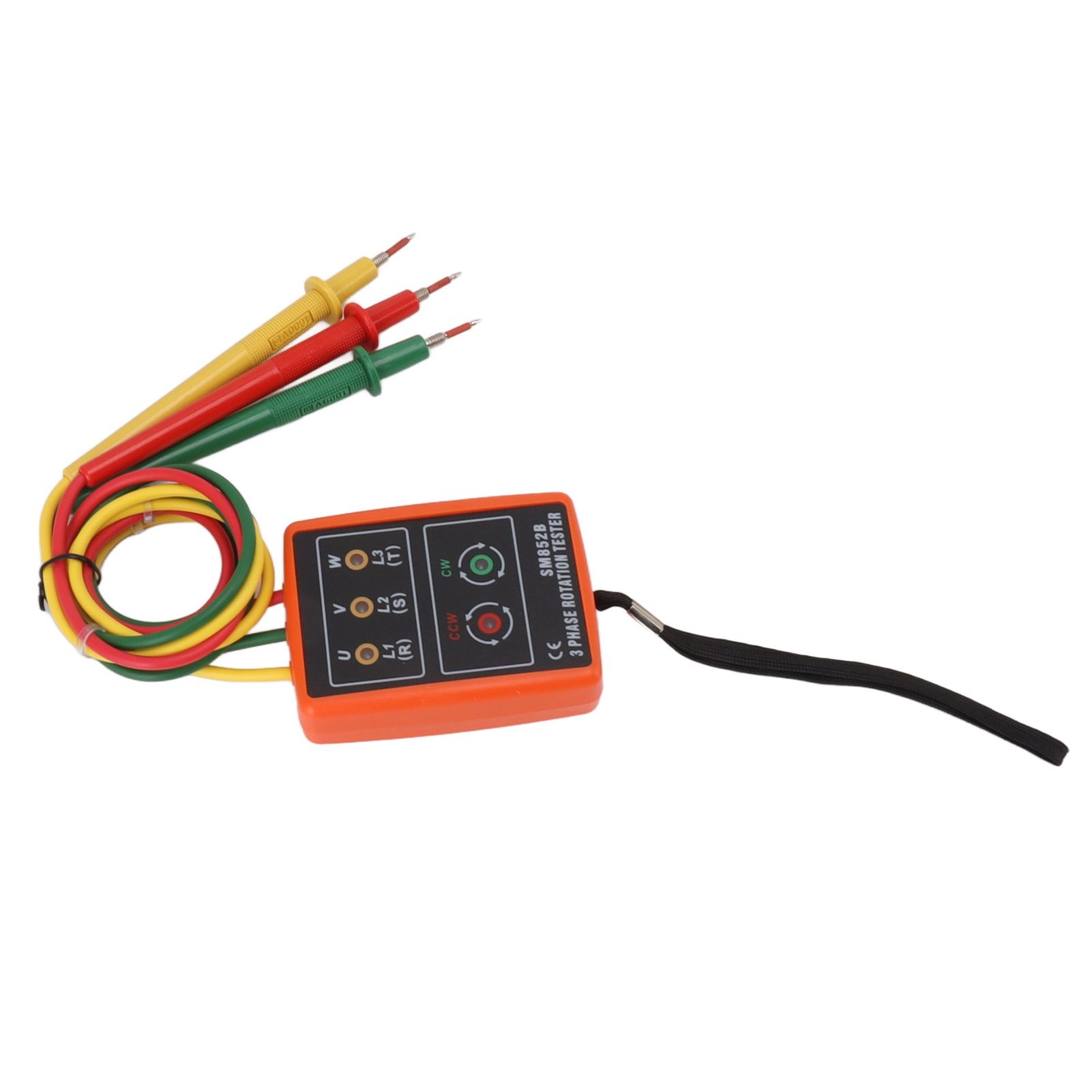 60V‑600V Three Phase Sequence Meter High Efficiency AC Phase Rotation Tester with LED Indicator Detector - Image 4