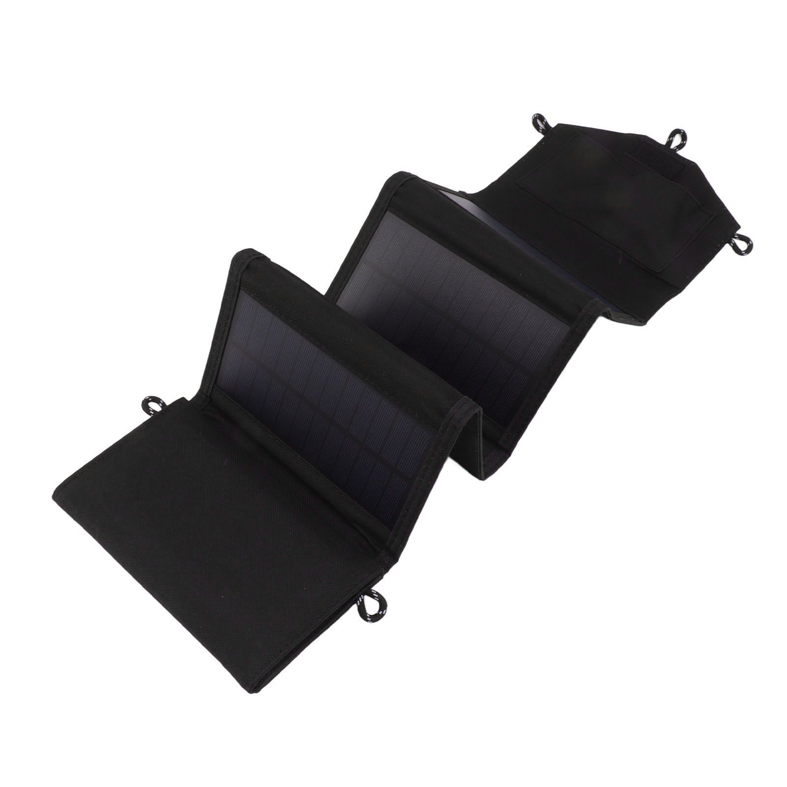 Solar Panel Folding Bag Dual USB Output Portable Foldable Solar Charger for Outdoor Camping Travel 20W 5V - Image 2